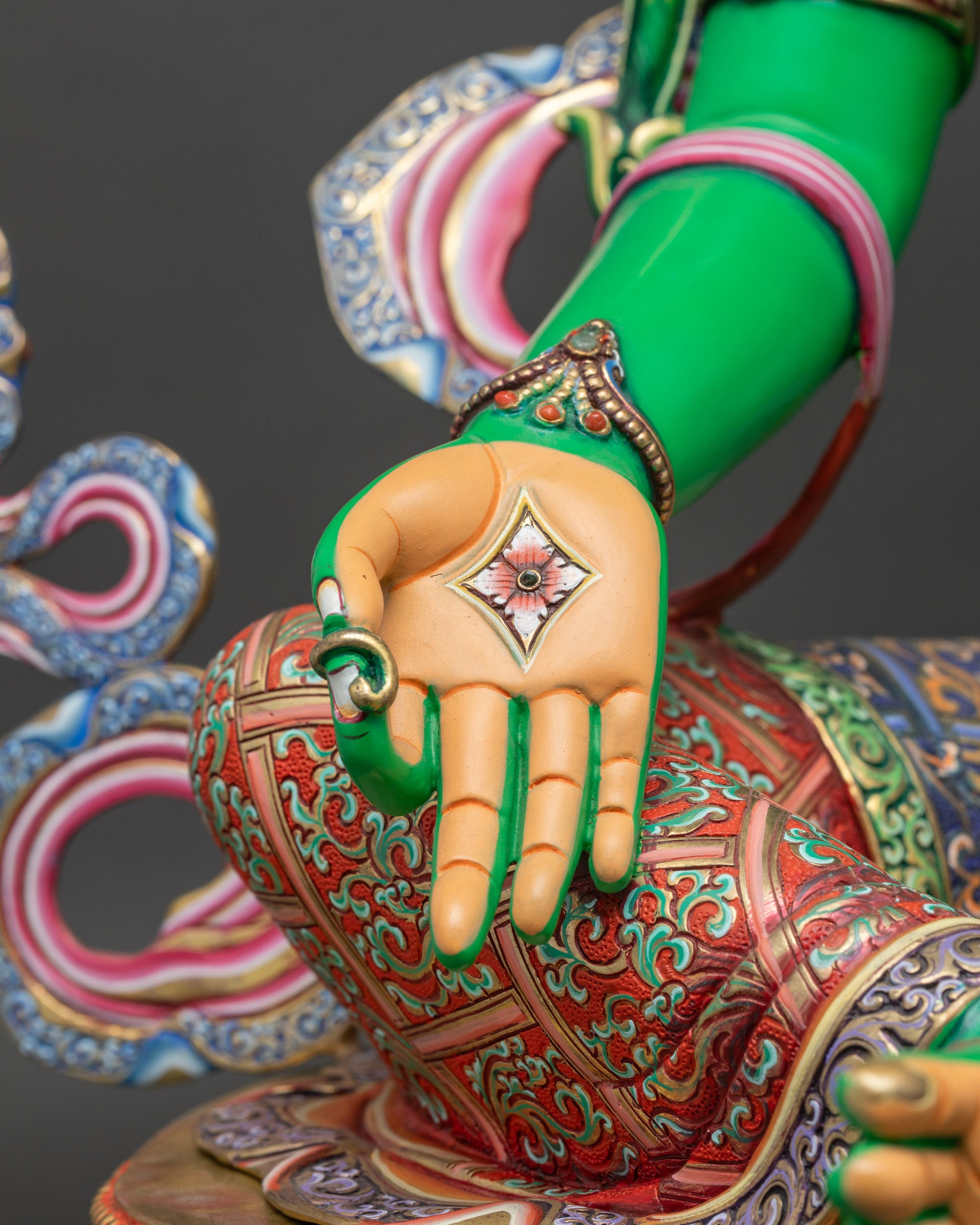 Colorful Jetsun Dolma Statue | Bring Blessings and Positive Energy