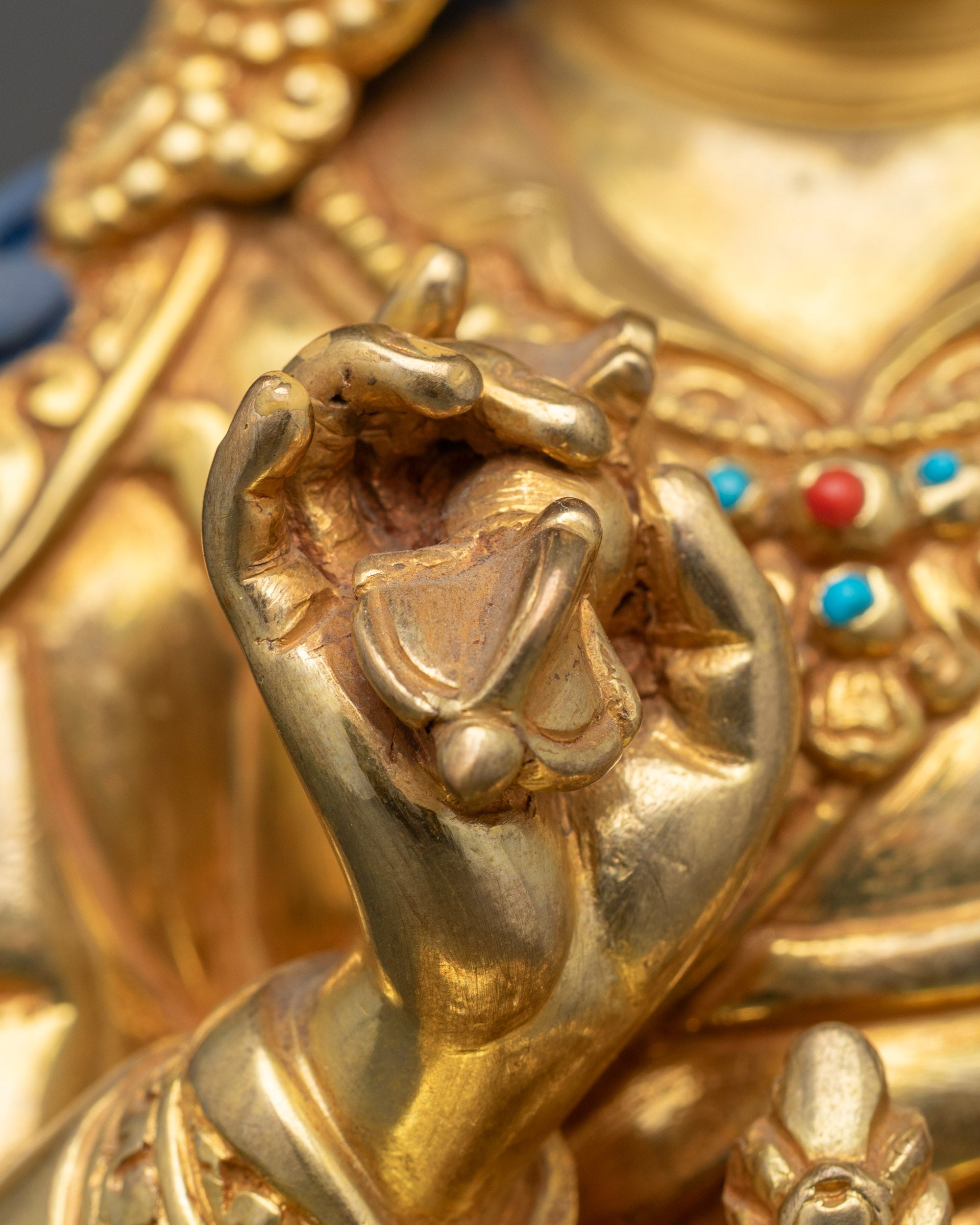 Tsokye Dorje Statue | Authentic Nepalese Buddhist Lost-Wax Copper Art