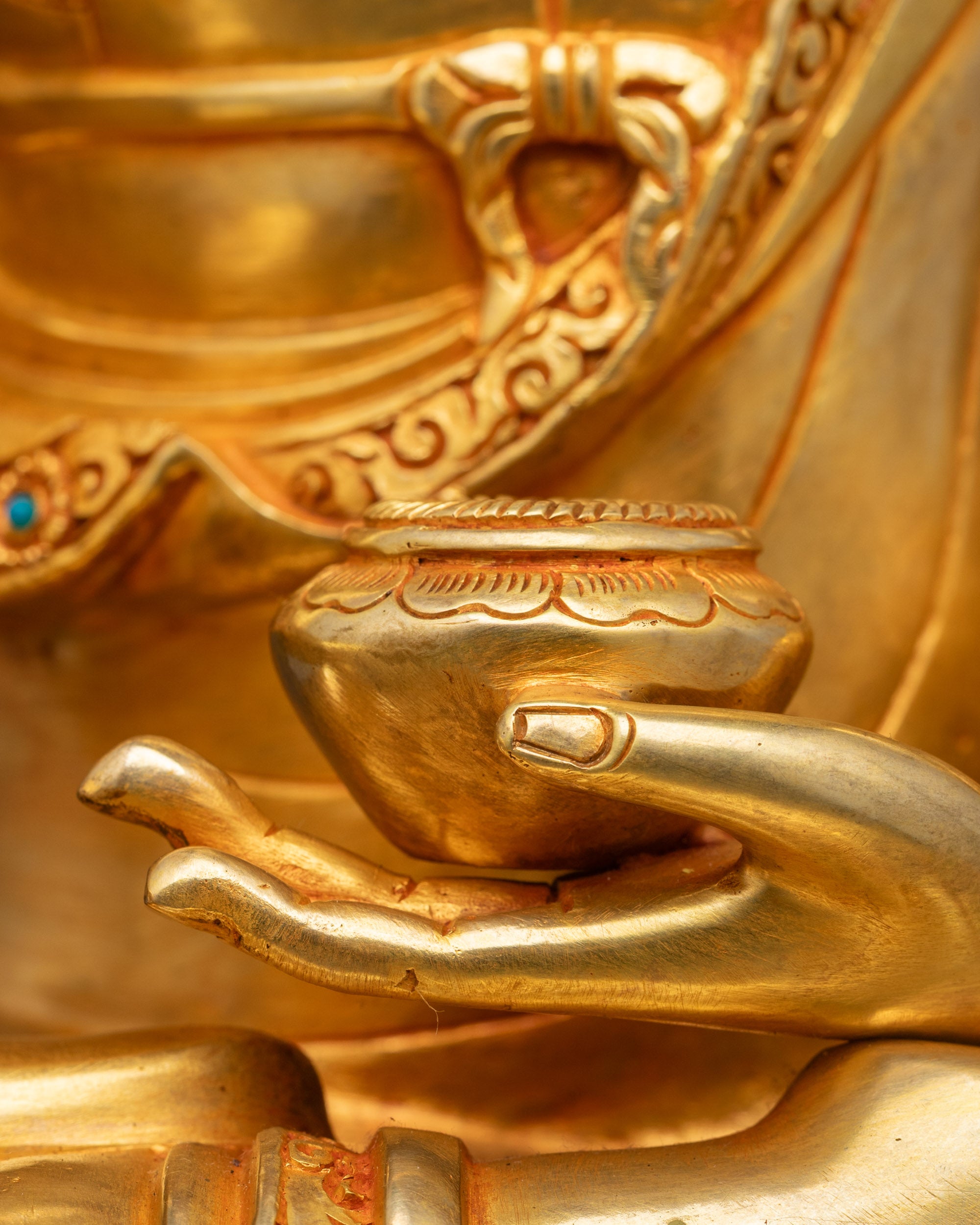 Handcrafted Statue of Buddha | Authentic Nepalese Copper Figurine