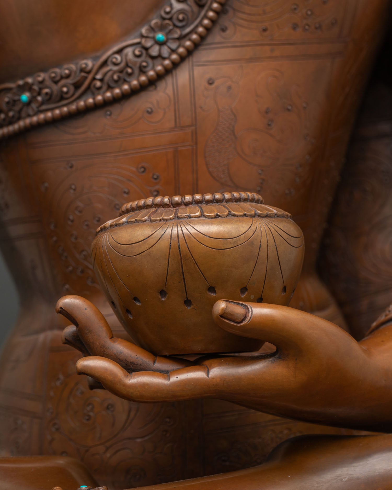 Oxidized Shakyamuni Buddha Statue | Handcrafted with Devotion