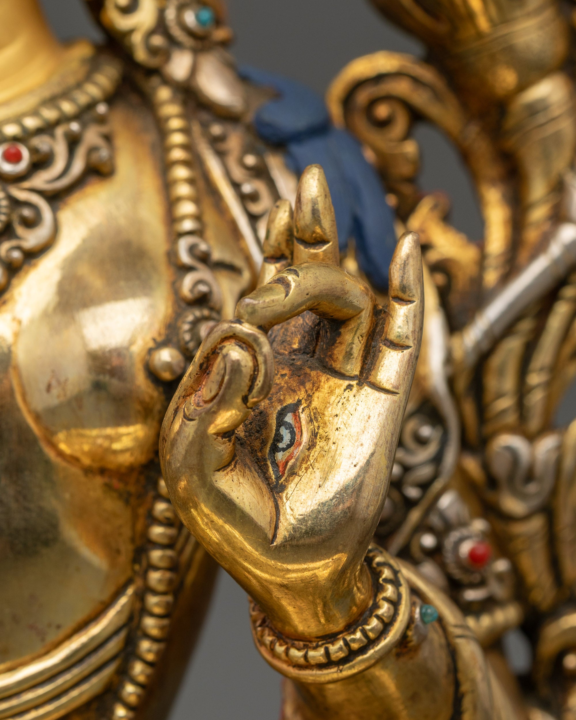 Traditional White Tara Statue | Lost-Wax Casted Nepalese Sculpture