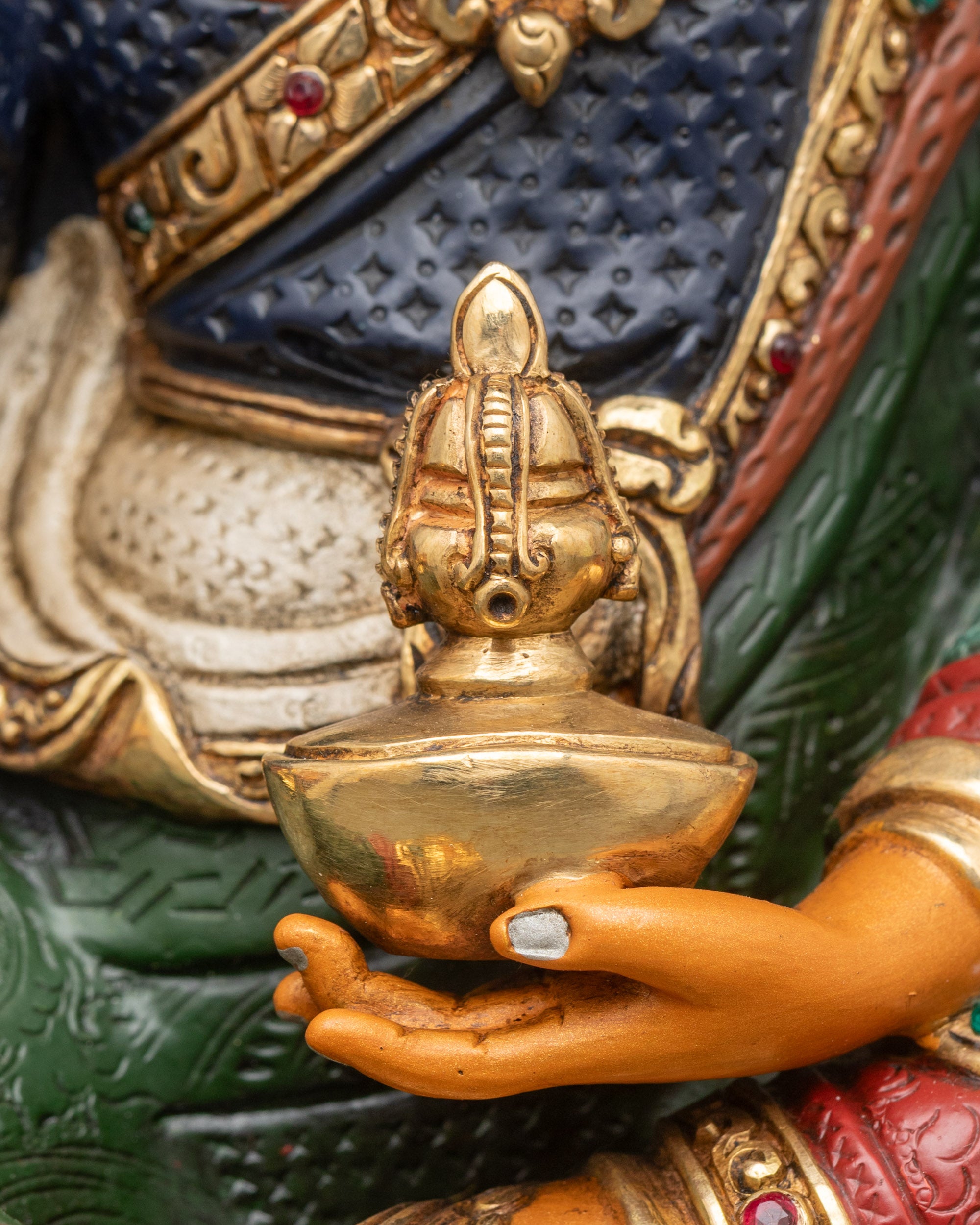Guru Rinpoche - Himalayan Buddhist Sculpture for Sacred Decor