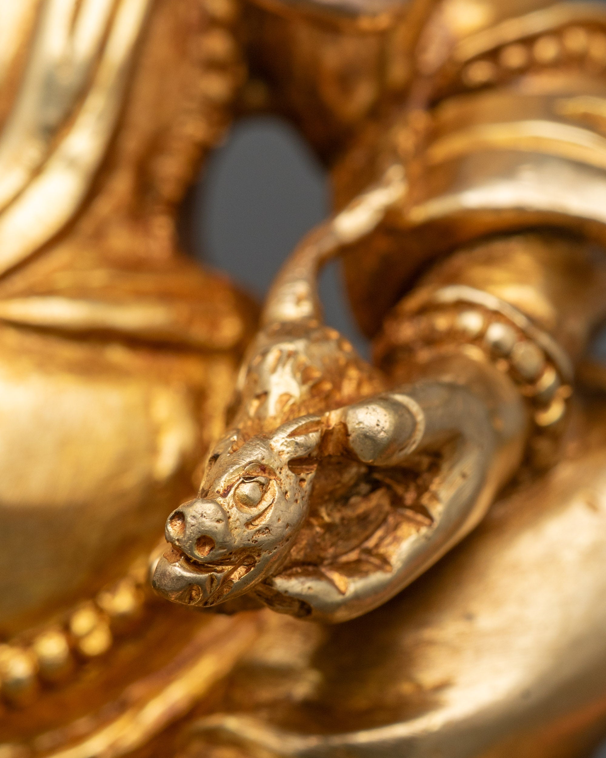 White Dzambhala Sculpture | Prosperity and Abundance Altar Piece