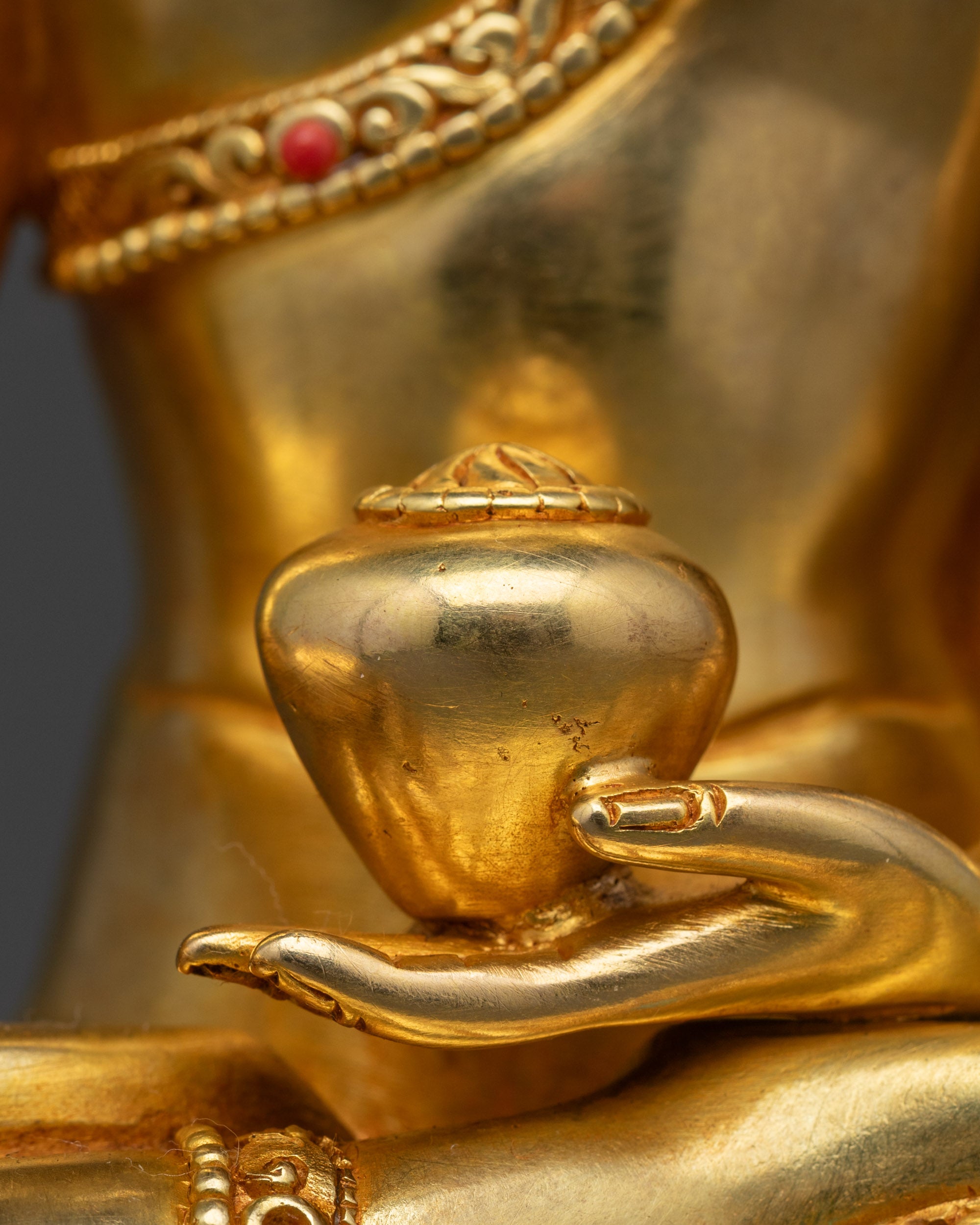 Meditation Shakyamuni Buddha Statue | Tibetan Buddhist Sculpture