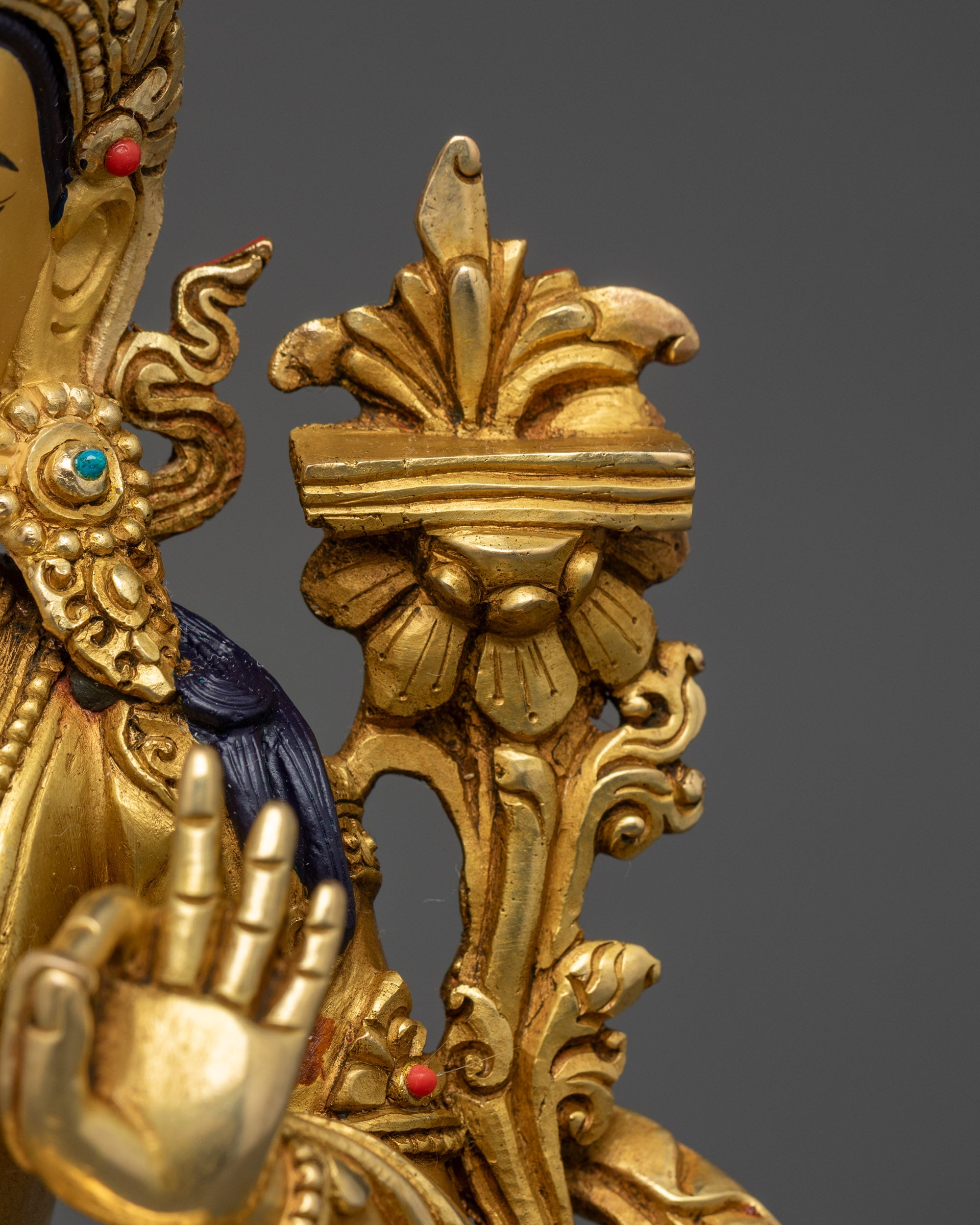 Himalayan Manjushri Statue | Handcrafted Buddhist Wisdom Deity