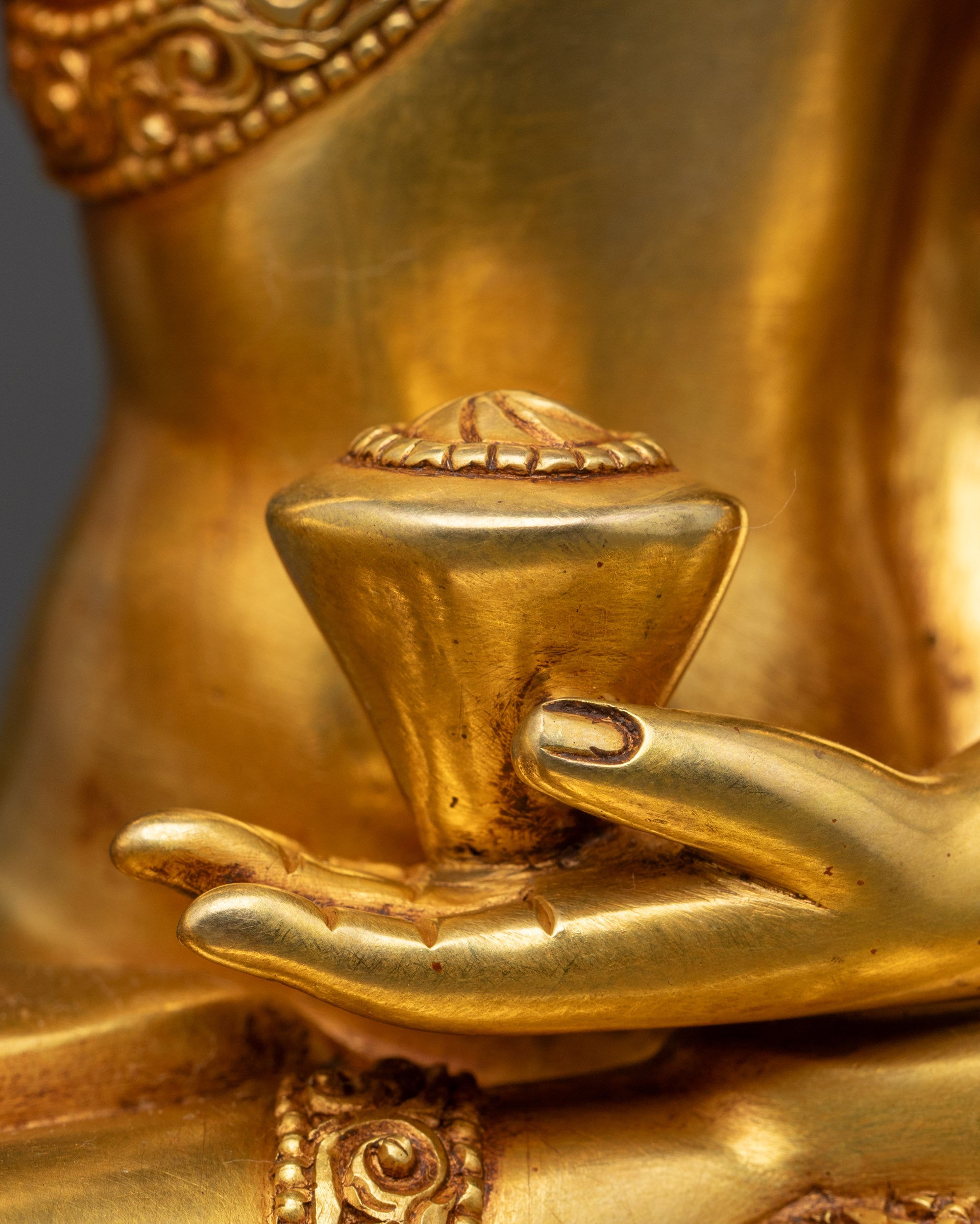 8" Tathagata Shakyamuni Buddha Statue | Traditional Himalayan Art Nepal