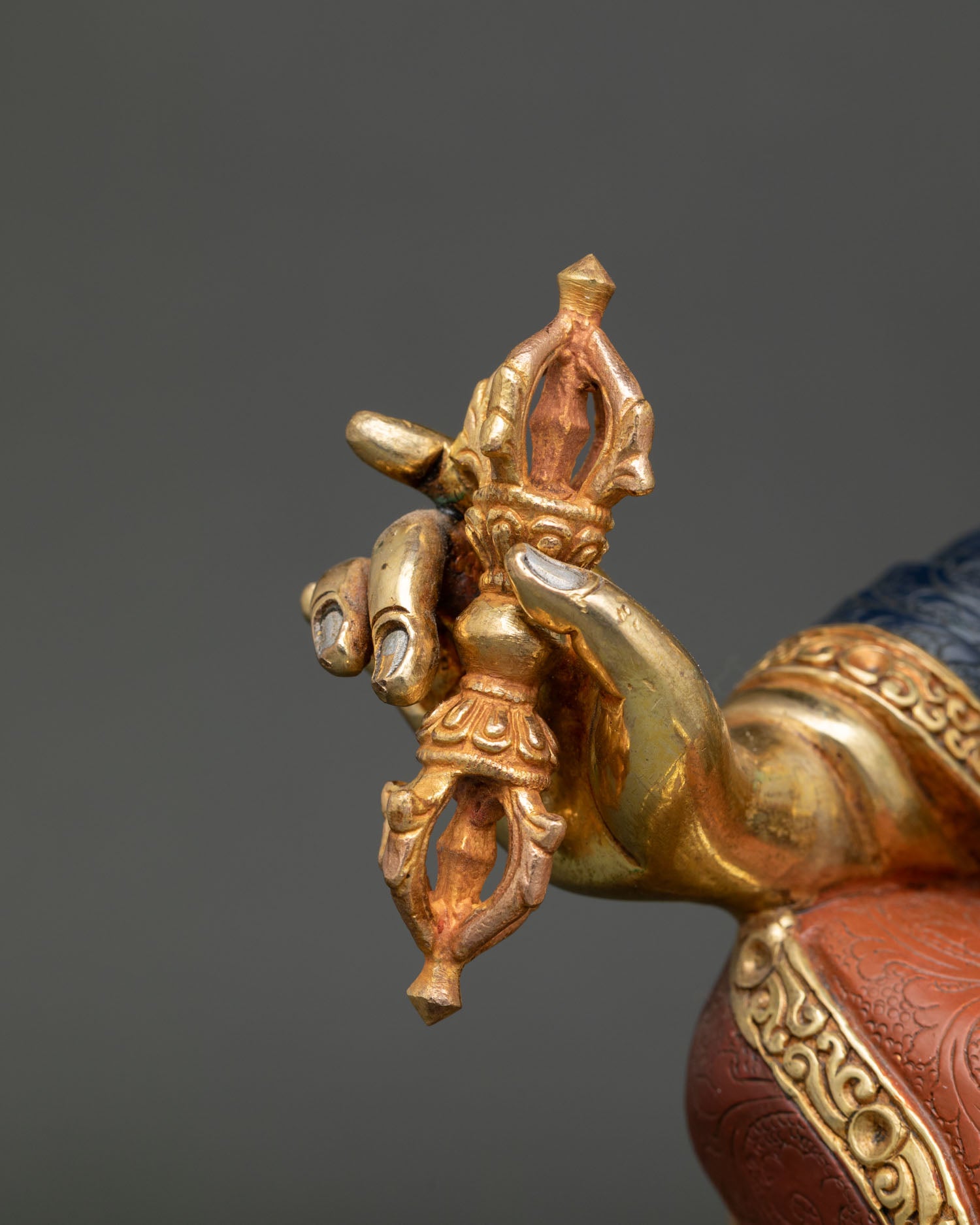 Vibrant Padmasambhava Statue | Founding Father of Tibetan Buddhism