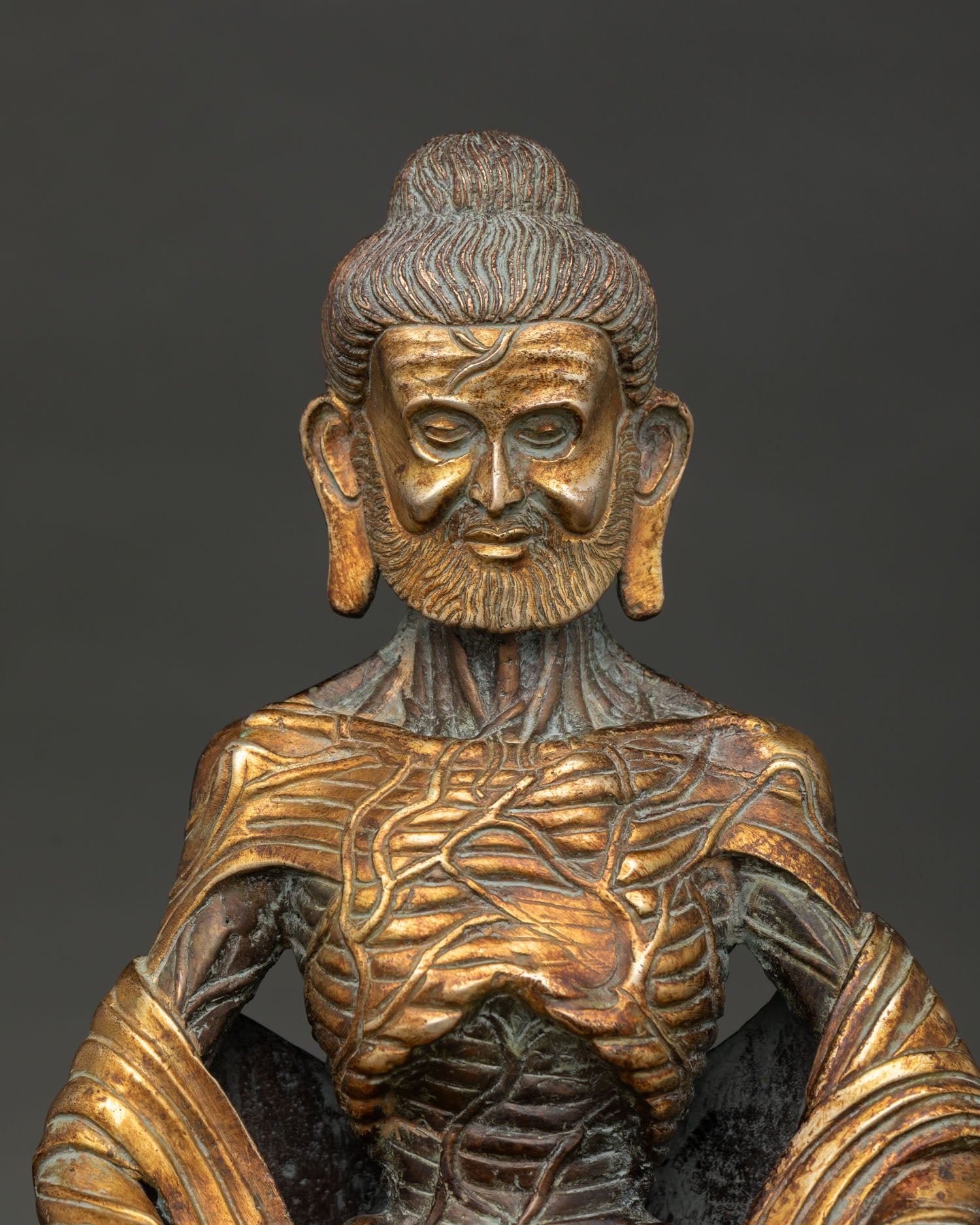 Fasting Buddha Statue