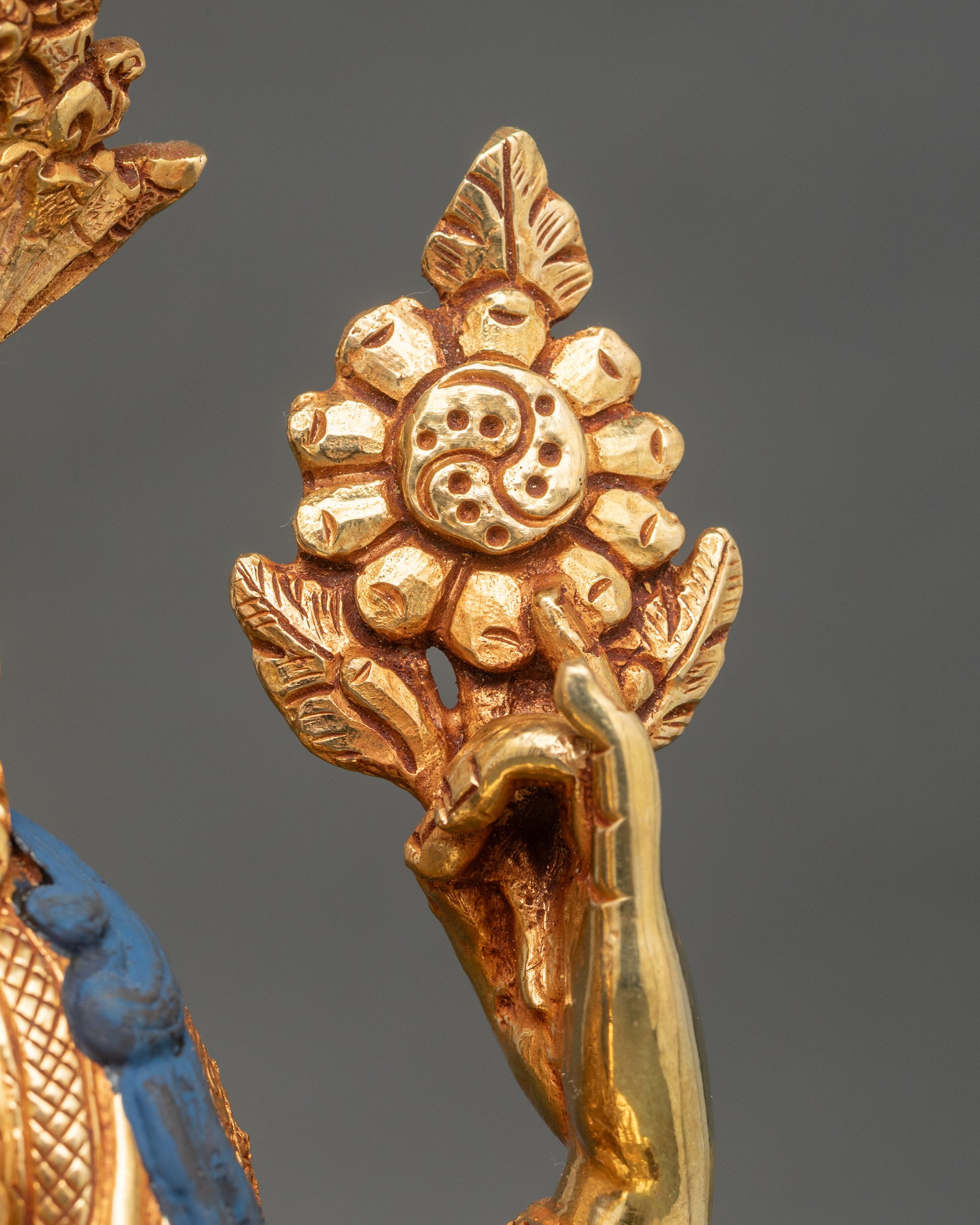 Four-Arm Chenrezig Statue | Handmade in Nepal Avalokiteshvara Sculpture