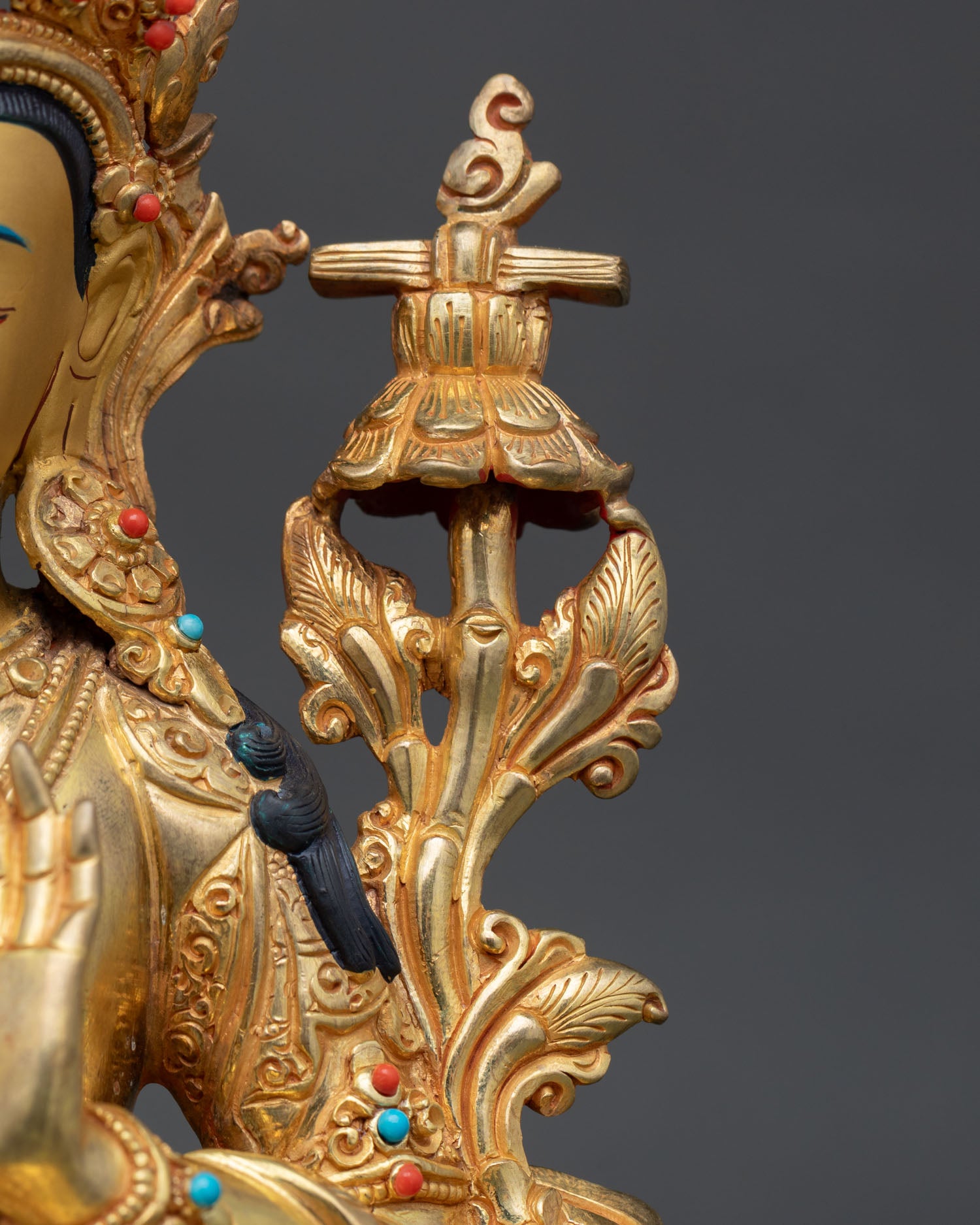 Manjushri Statue from Nepal | Authentic Himalayan Artwork
