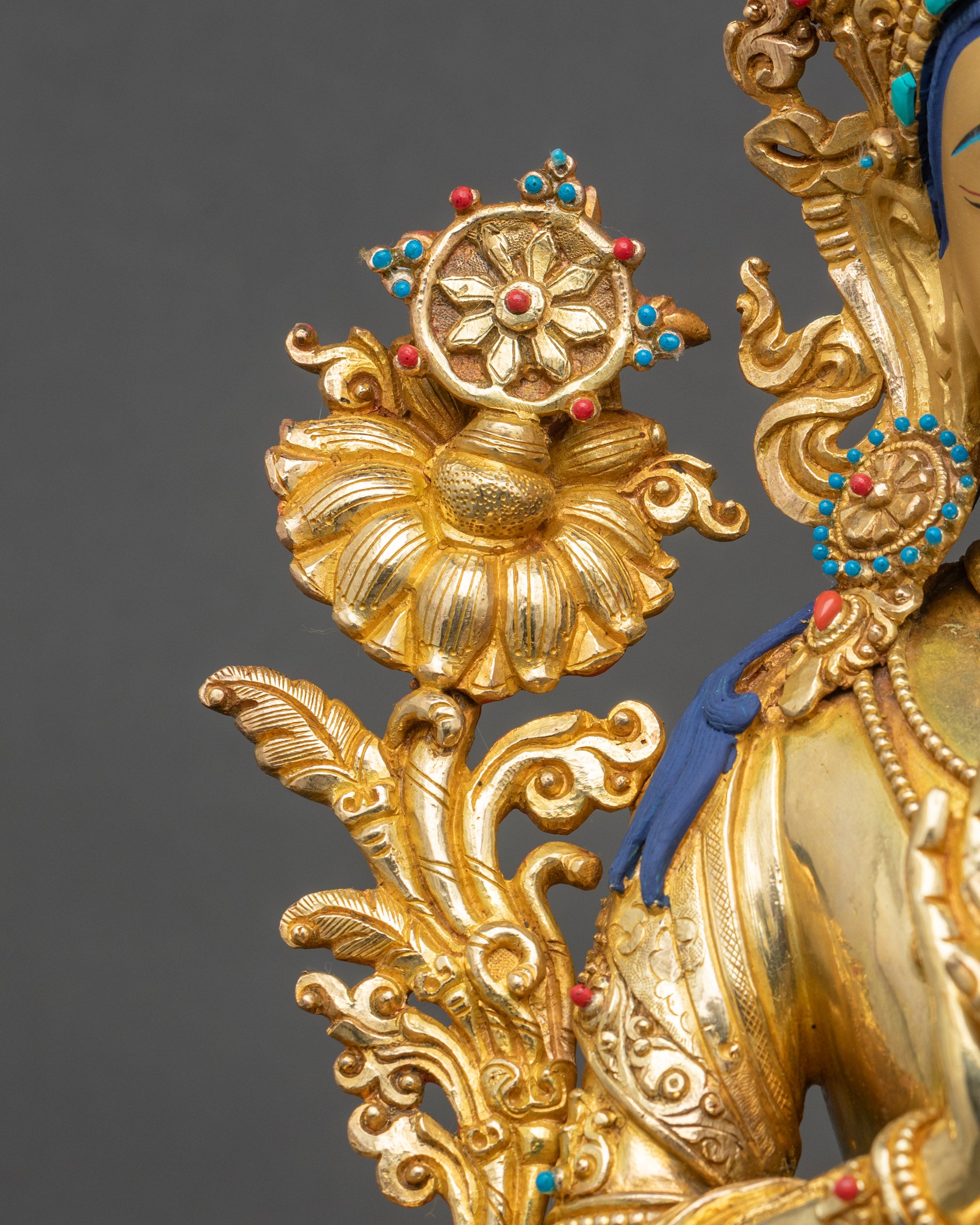 Enthroned Maitreya Buddha Statue | Peaceful Meditation Decor