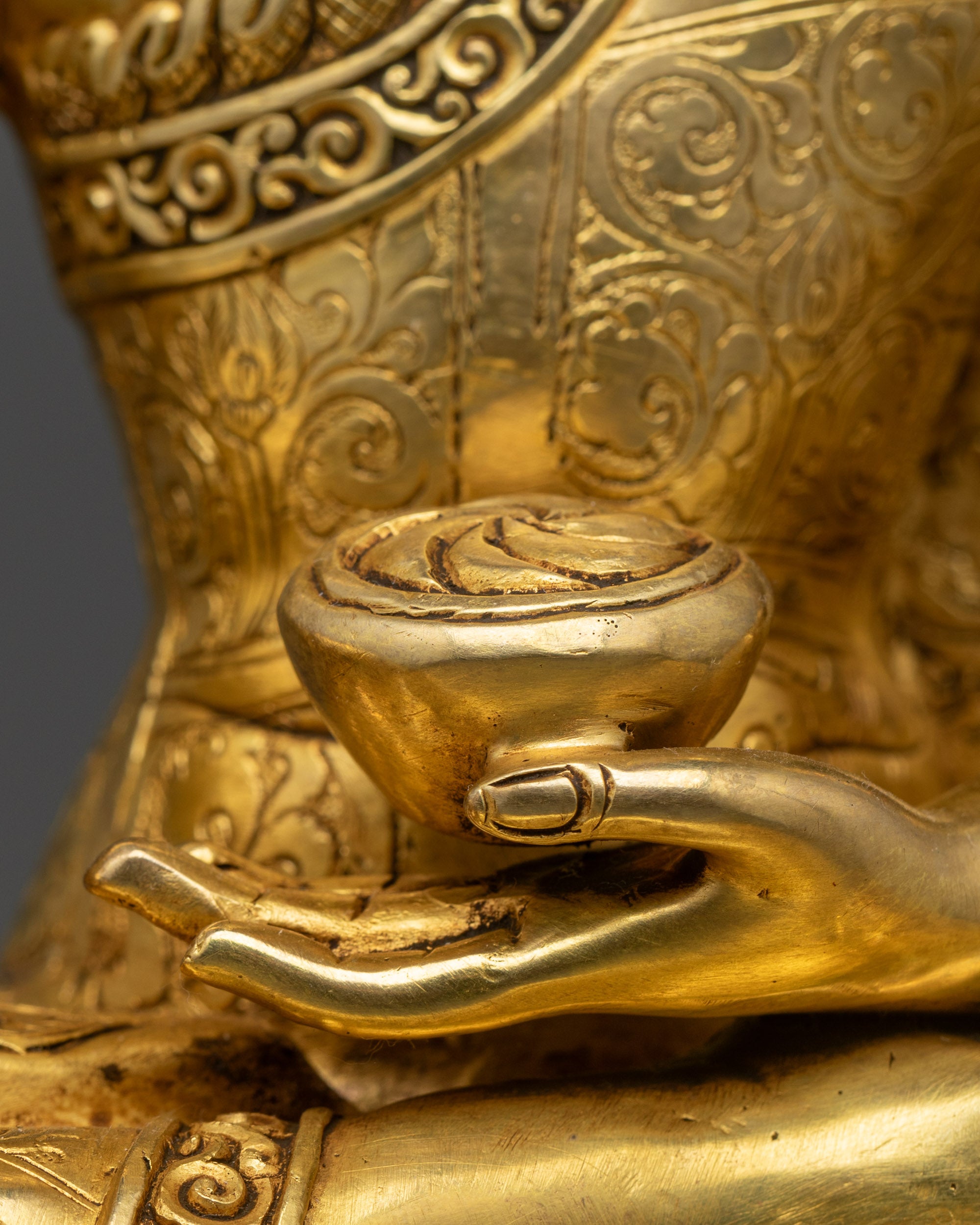 11" Mediating Shakyamuni Buddha Statue | Traditional Himalayan Artistry