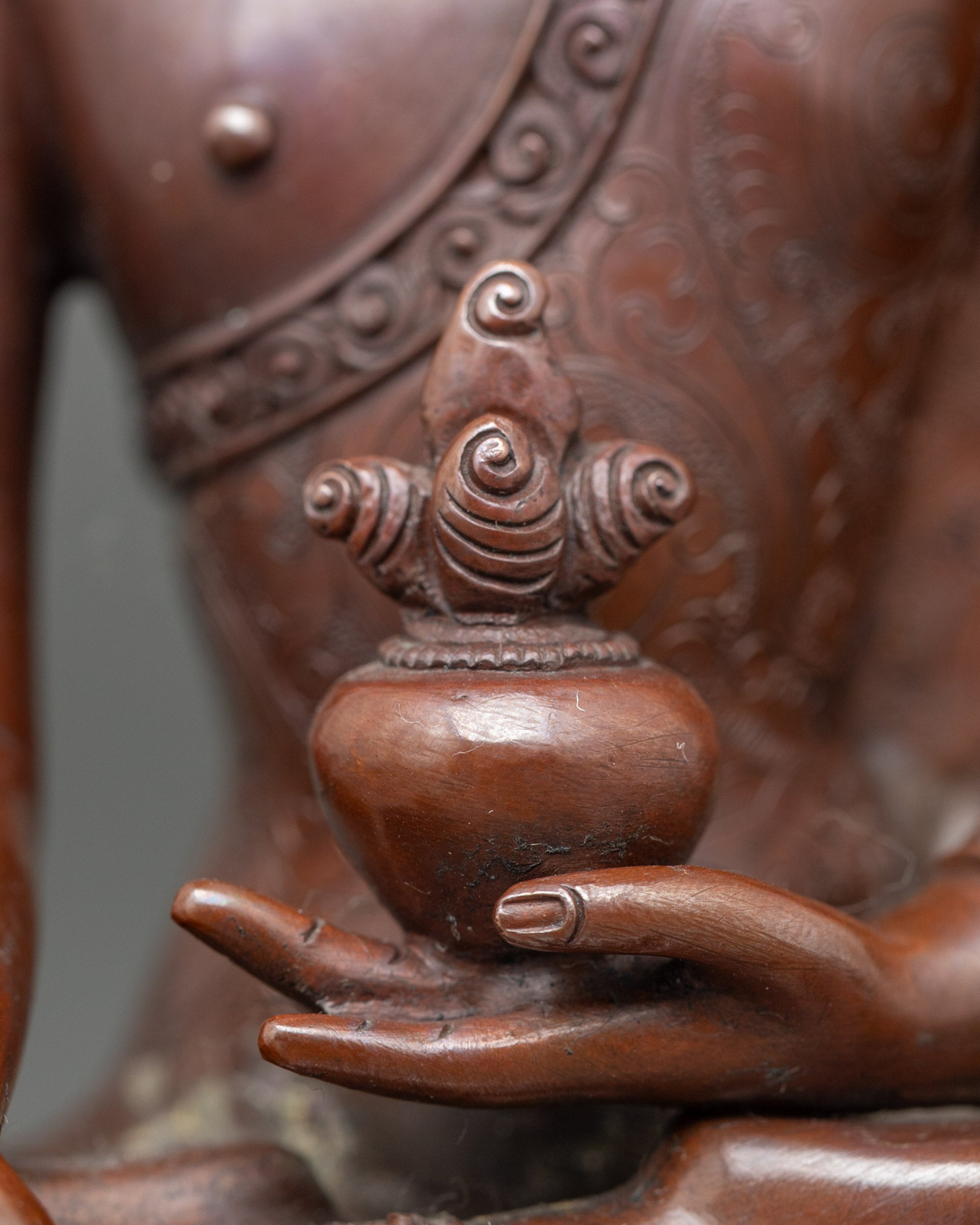Full Oxidized Three Buddha Statue Set for Sacred Spiritual Decor