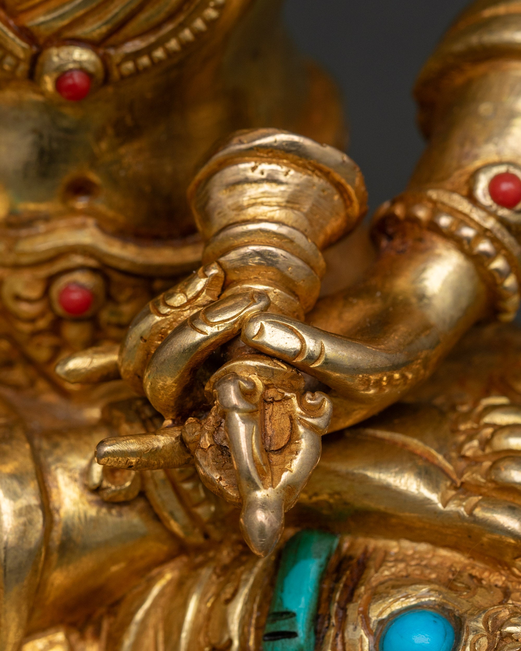 Vajrasattva Buddhist Sculpture | Handcrafted in Nepal