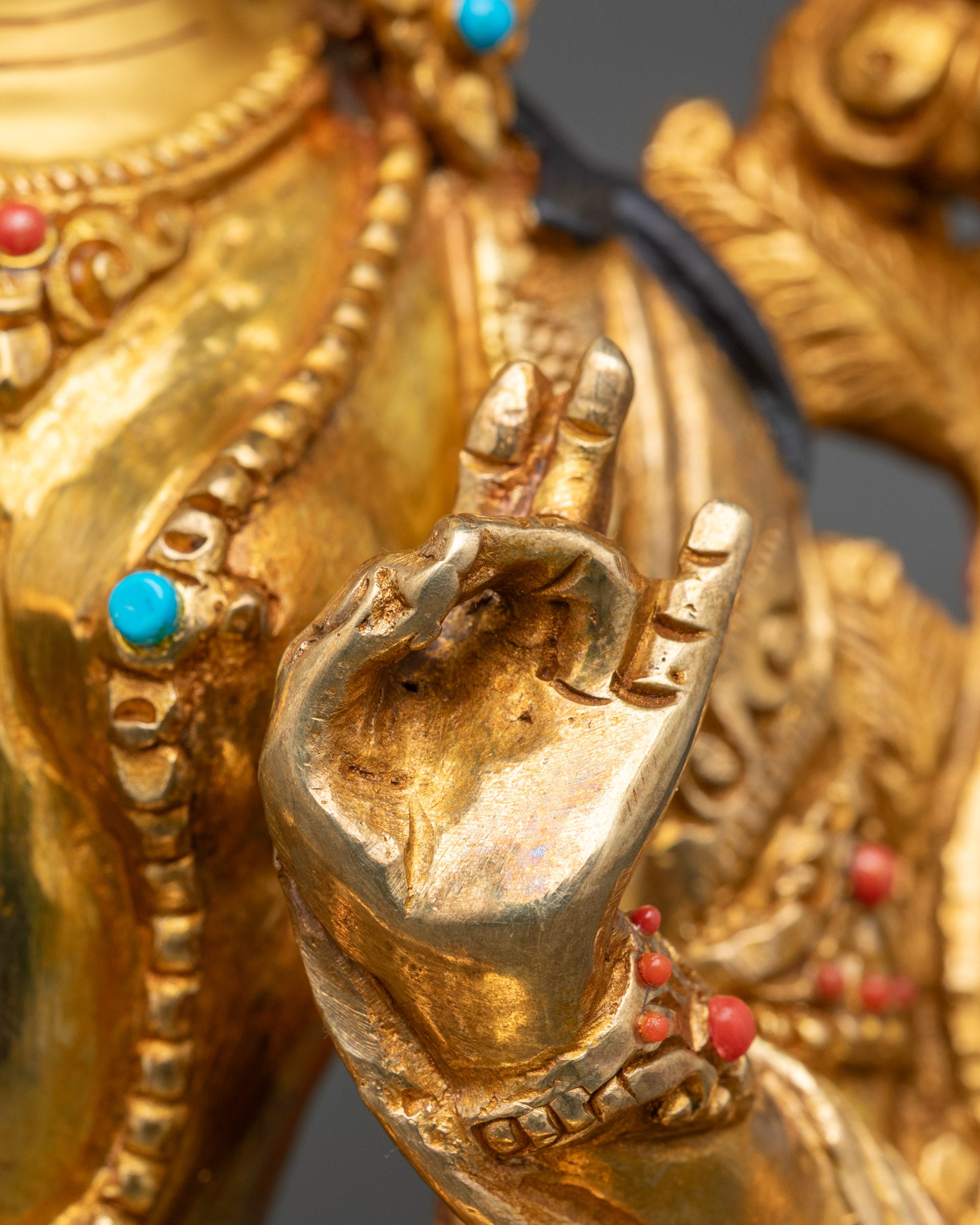 Green Tara Statue – Himalayan Copper Deity for Meditation
