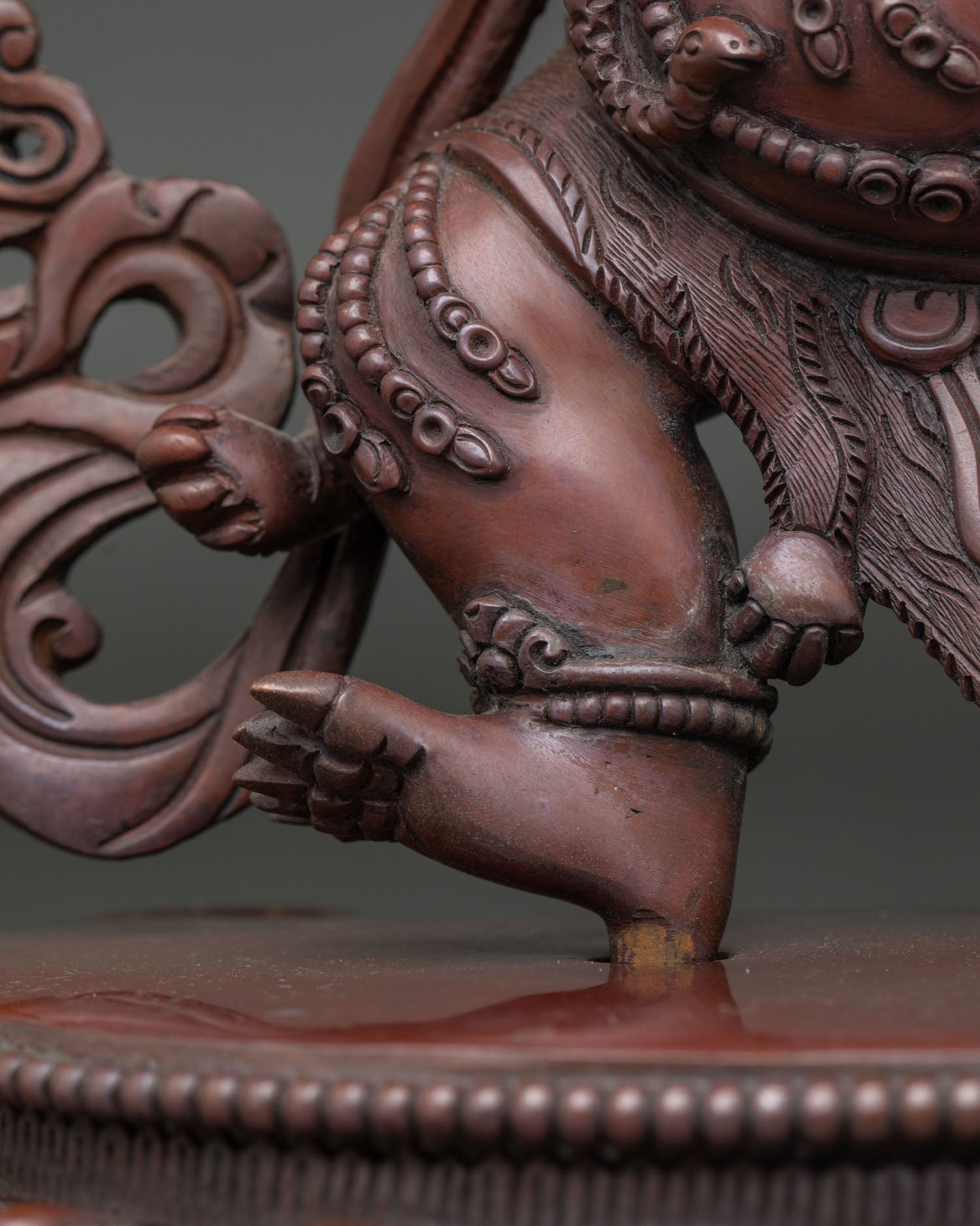 Oxidized Vajrapani Statue | Protector of Buddha's Teachings