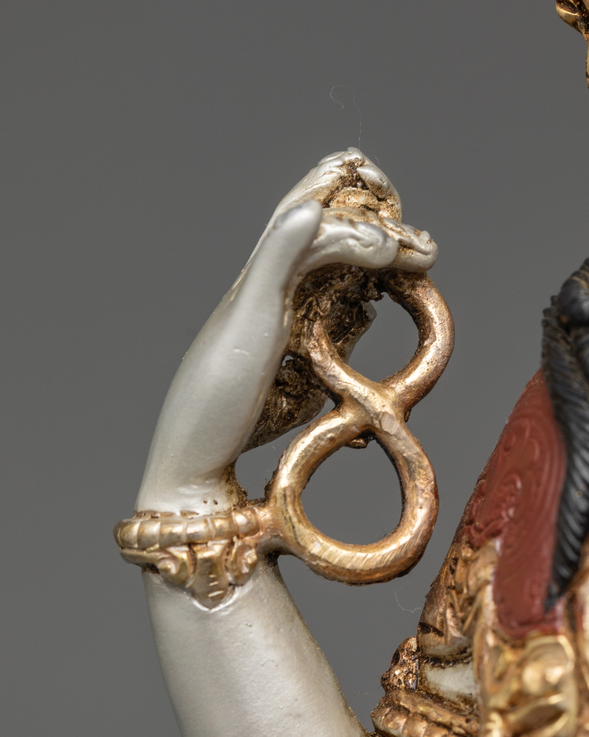 Tibetan Four Armed Handcrafted Chenrezig Statue