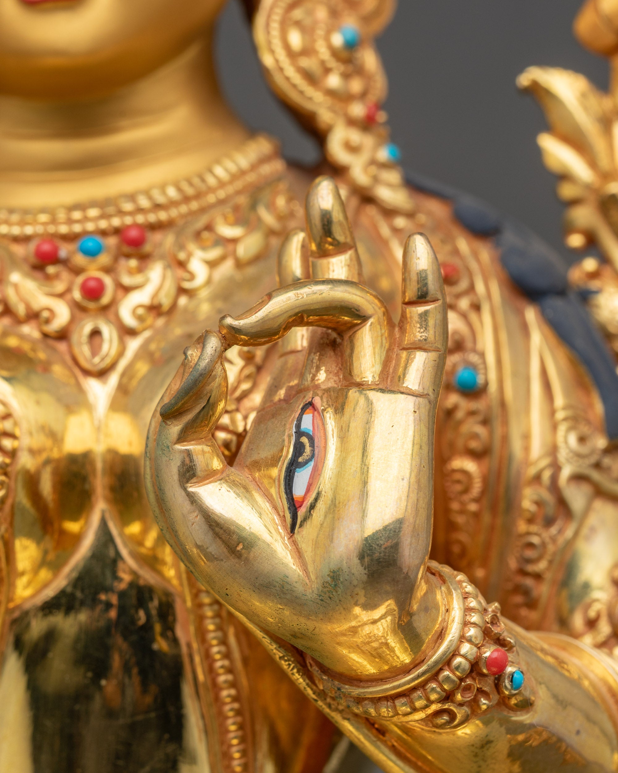 White Tara Sculpture for Meditation and Spiritual Practice