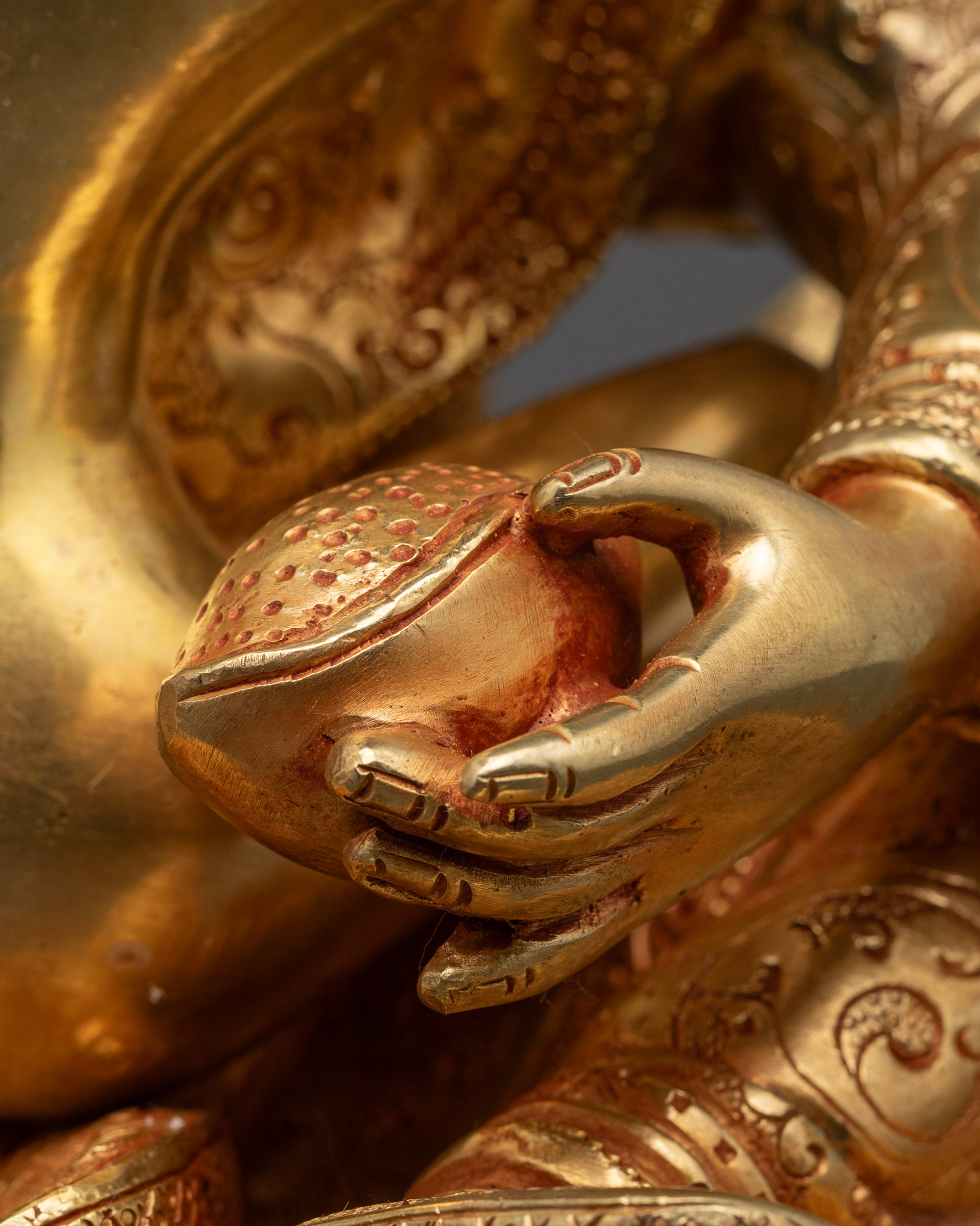 Guru Rinpoche Consort Statue | Traditional Himalayan Craftsmanship