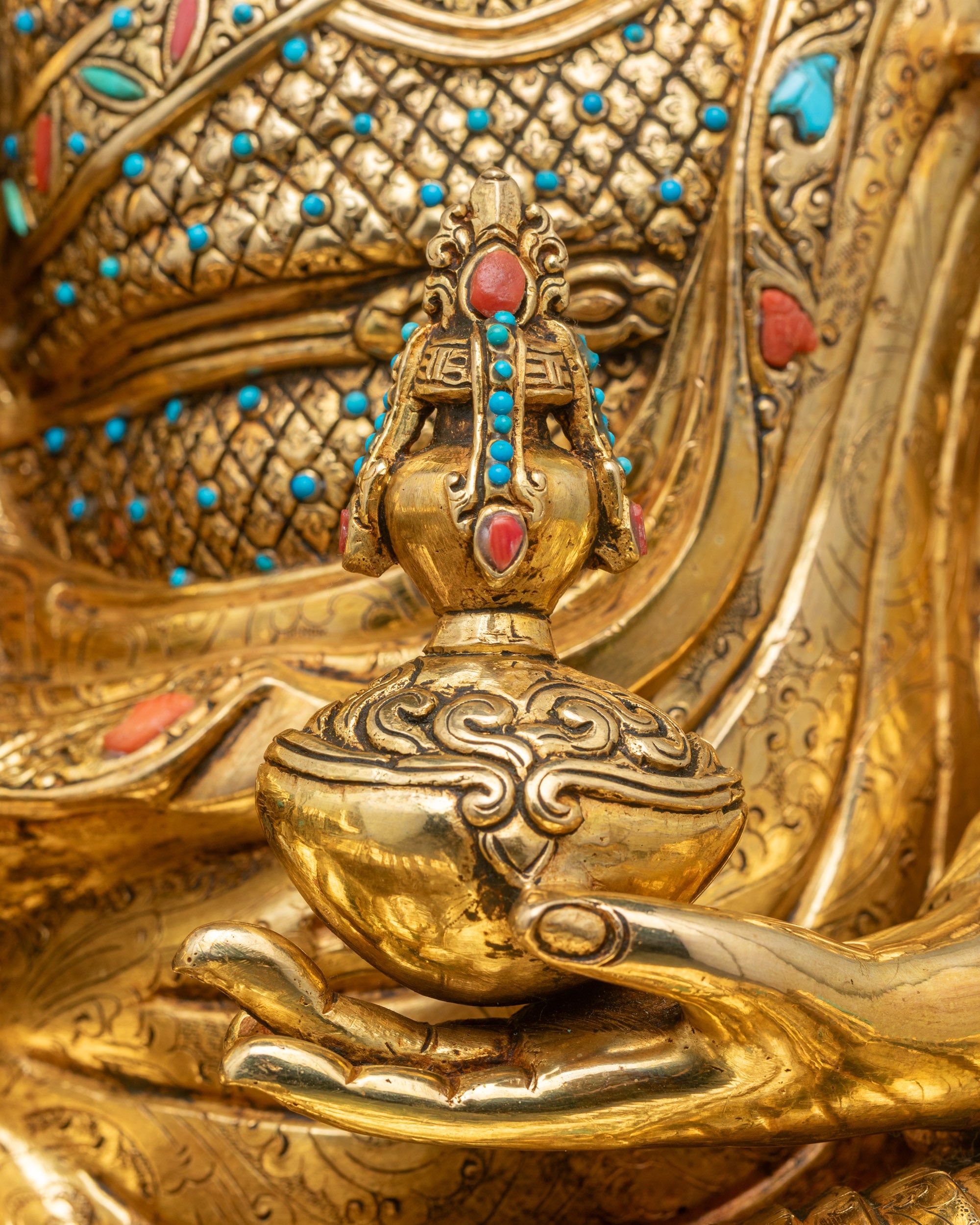 Traditional Padmasambhava Statue | Tibetan Meditation & Home Decor