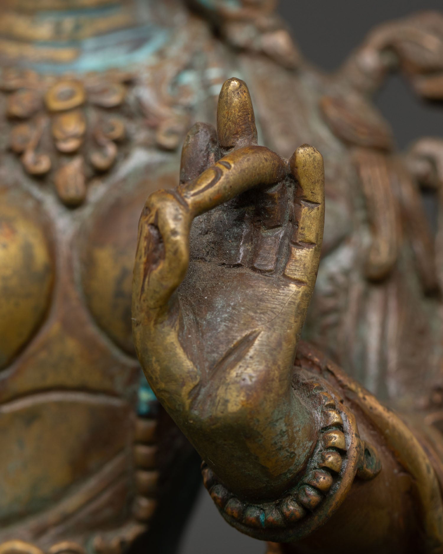 Green Tara Statue