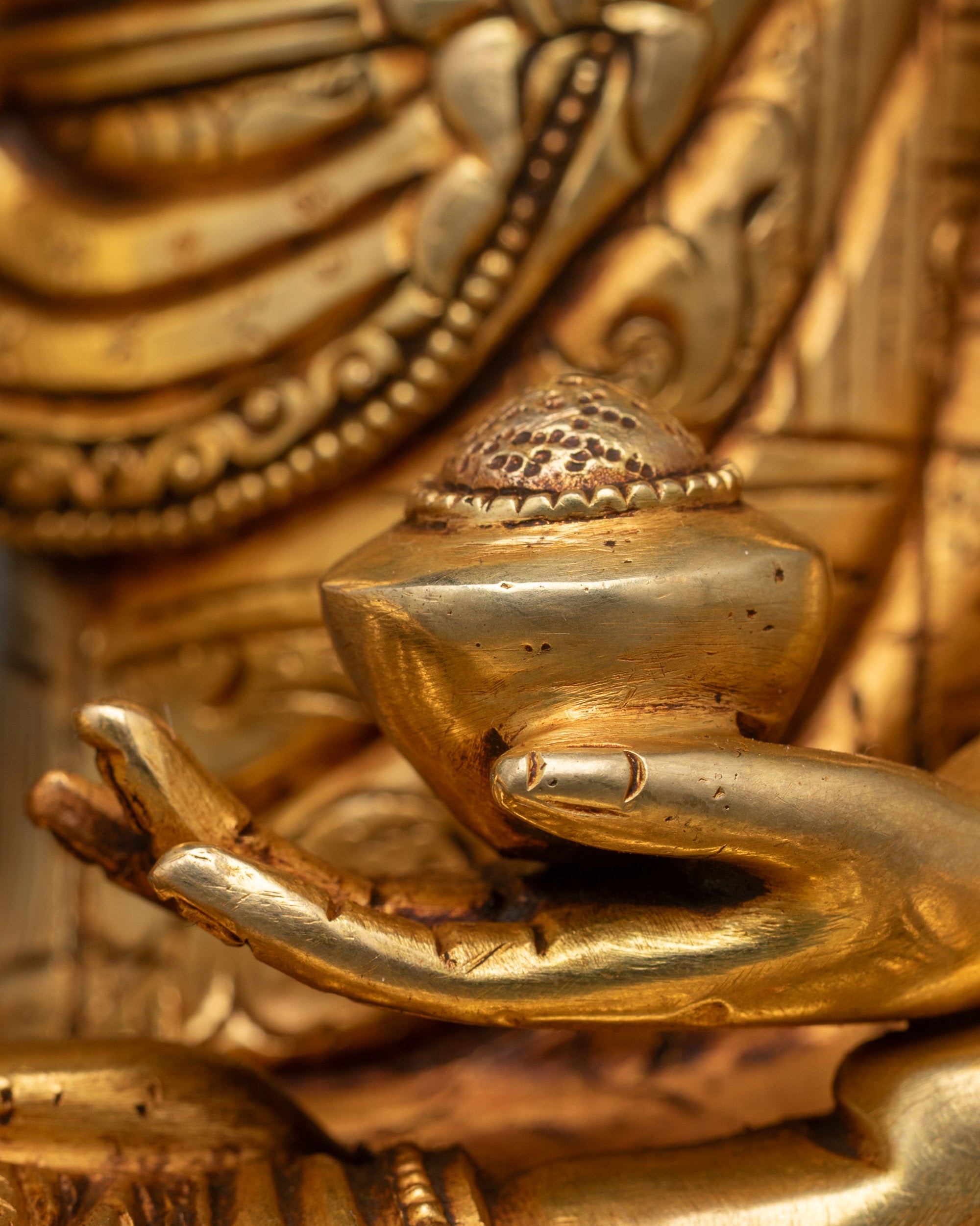 Bodhi Shakyamuni Buddha Sculpture | Ancient Lost-Wax Casted Artwork