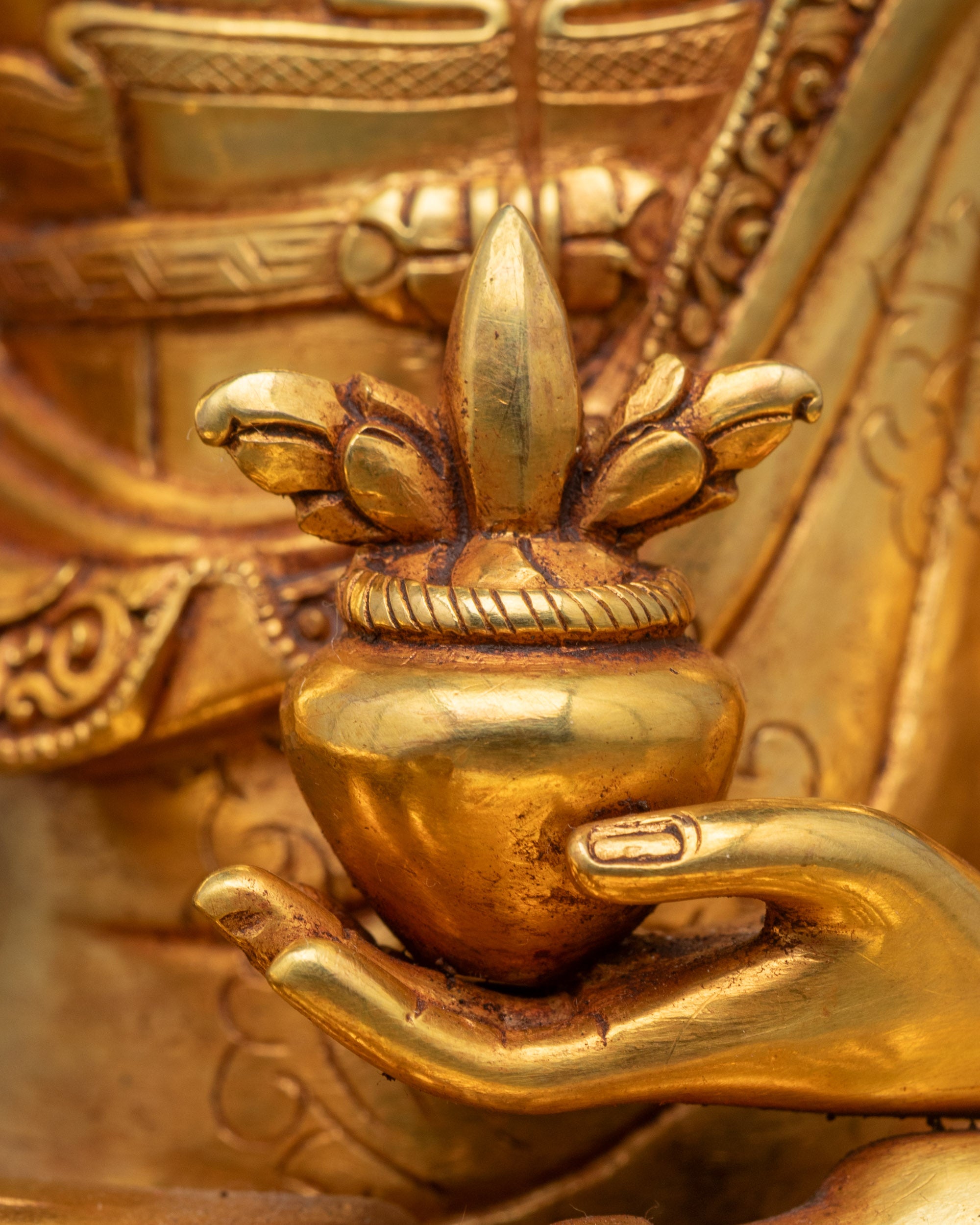 Bhaisajyaguru Medicine Buddha Statue | Tibetan Healing Deity