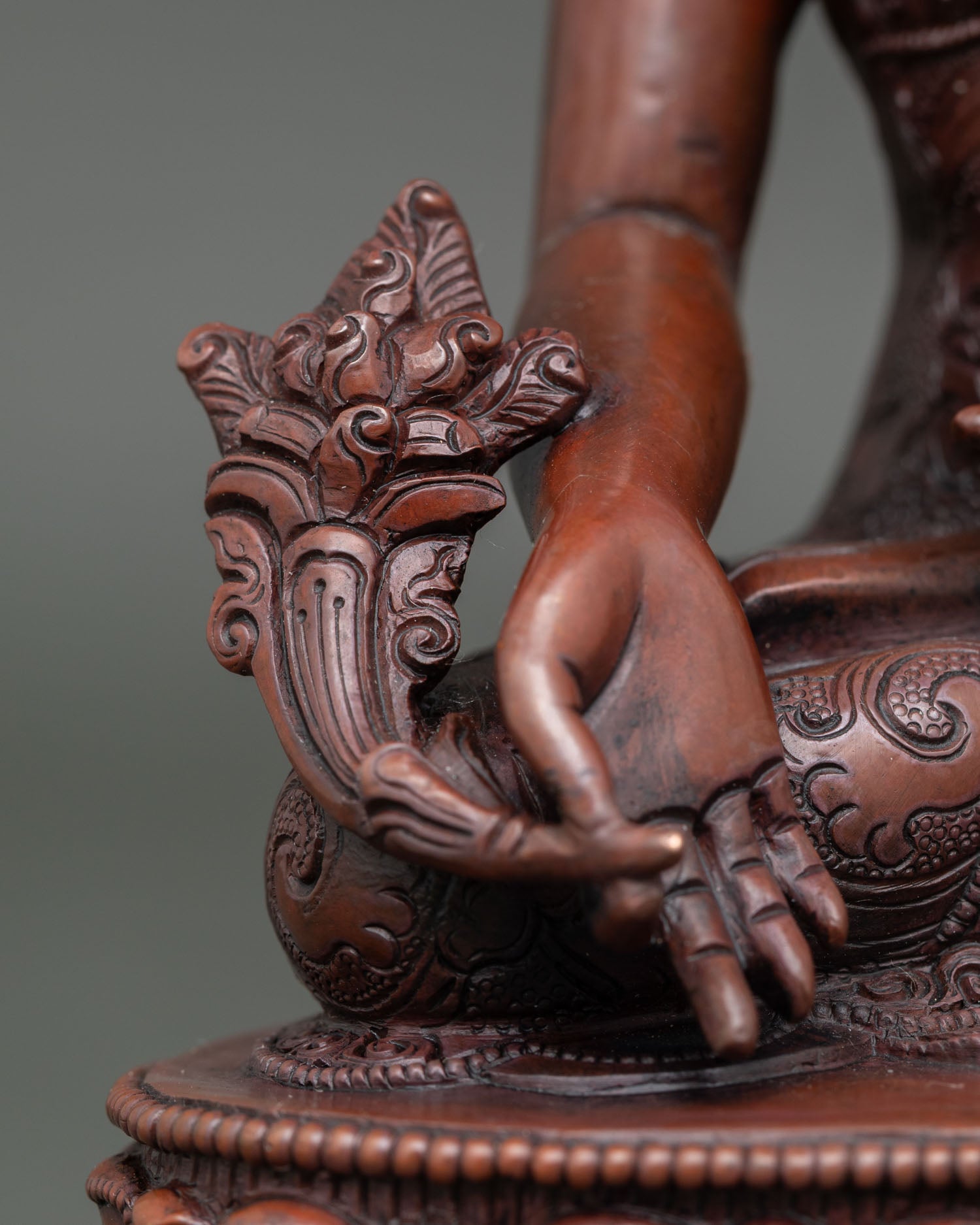 Handcrafted Medicine Buddha Statue for Spiritual Healing