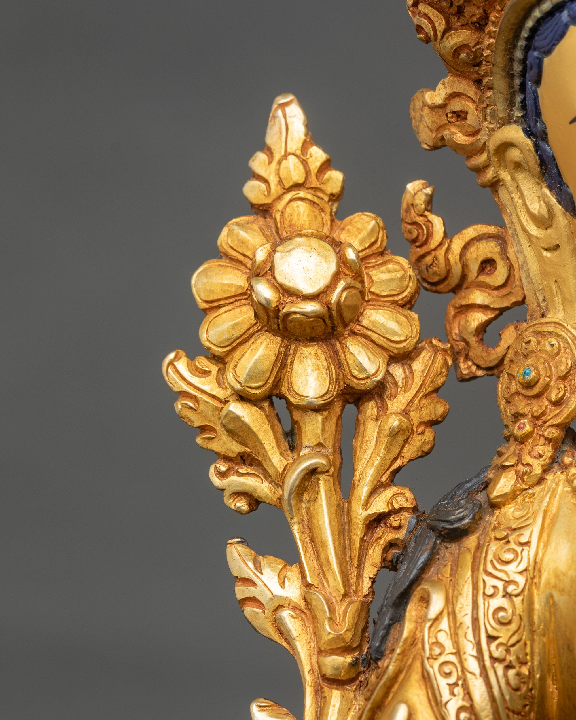 Green Tara Statue | Hand-Carved Nepalese Buddhist Art