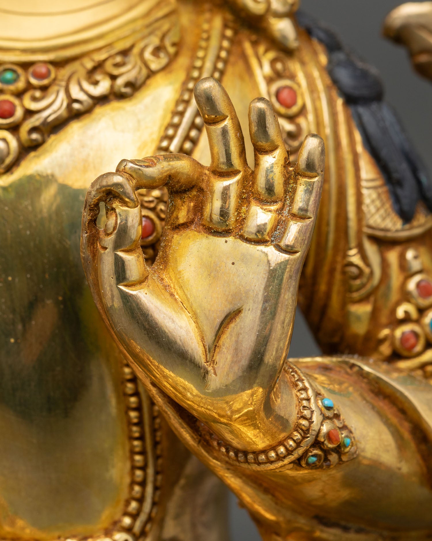 Manjushri Statue – Himalayan Spiritual Sculpture from Nepal