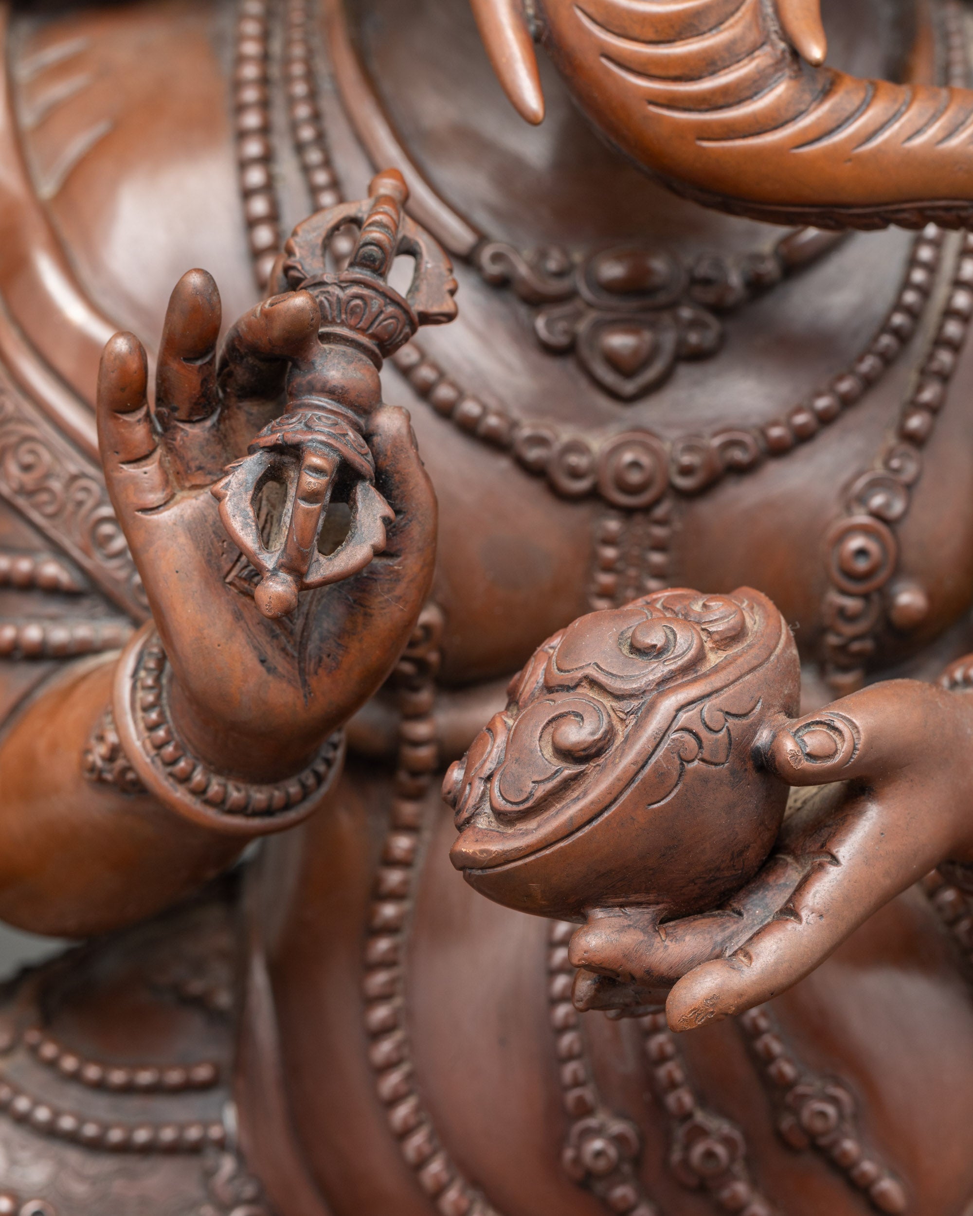 Lord Ganesh Sculpture for New Beginnings and Good Fortune