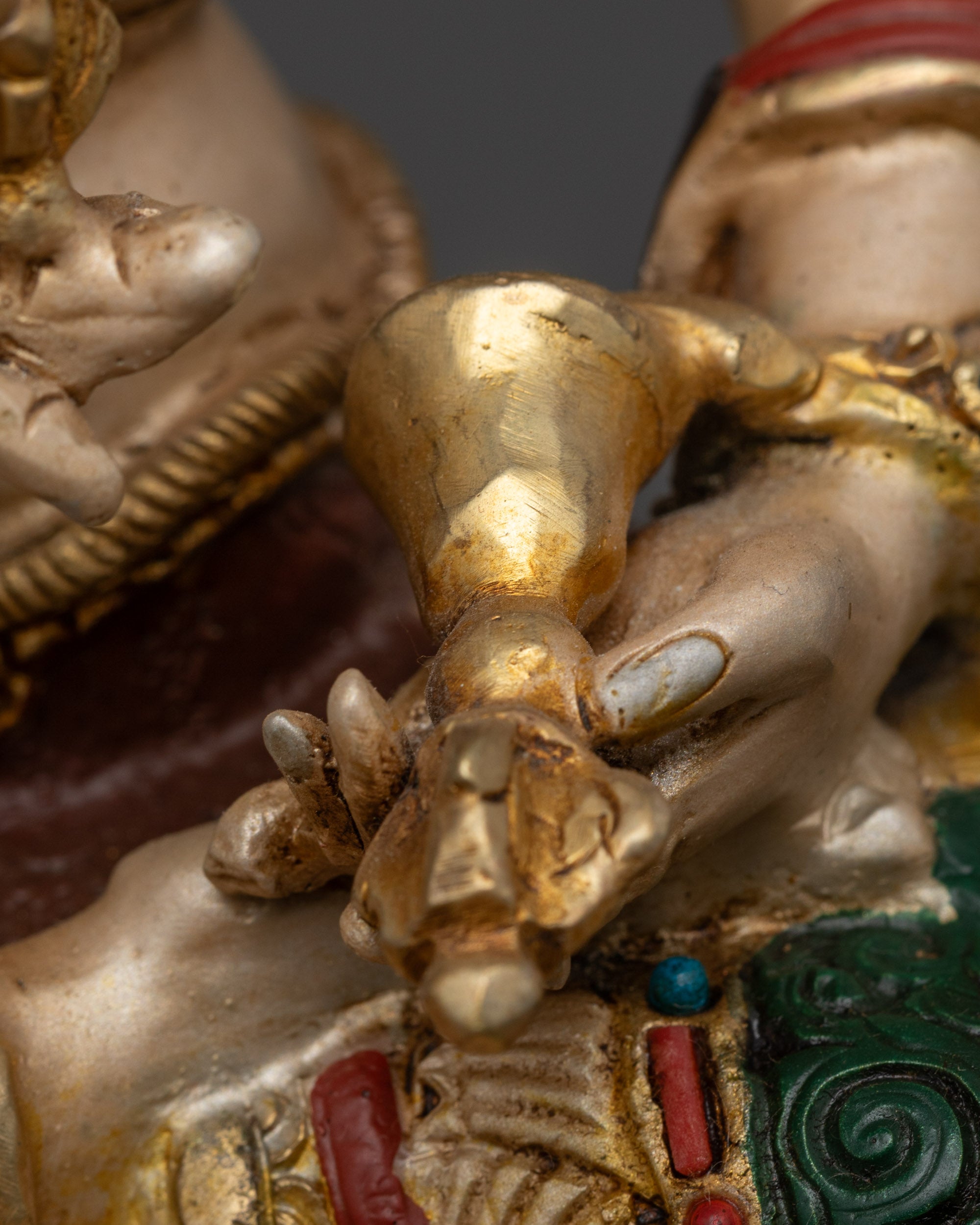 Purification Deity Vajrasattva Statue | Coloured Traditional Artwork