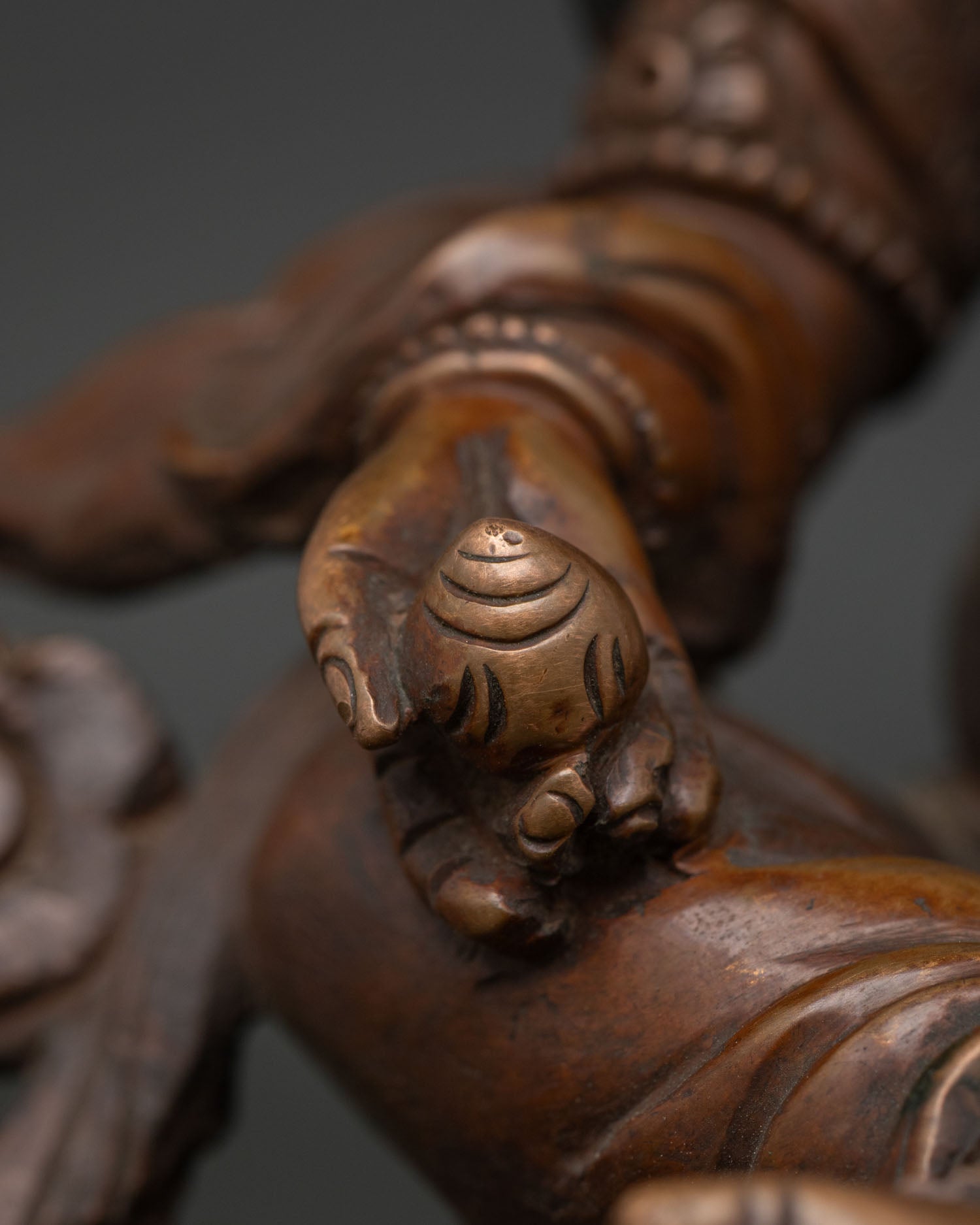 Oxidized Dzambhala Statue | Divine Protector of Wealth and Success