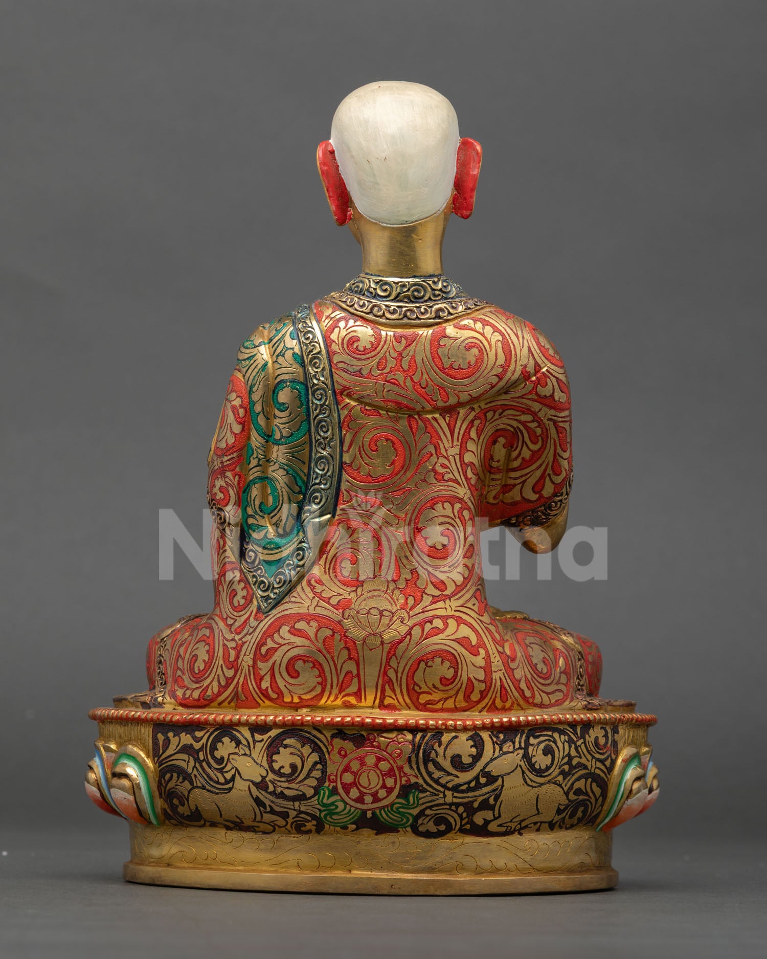 Lama Tsongkhapa Statue Set – Authentic Tibetan Art