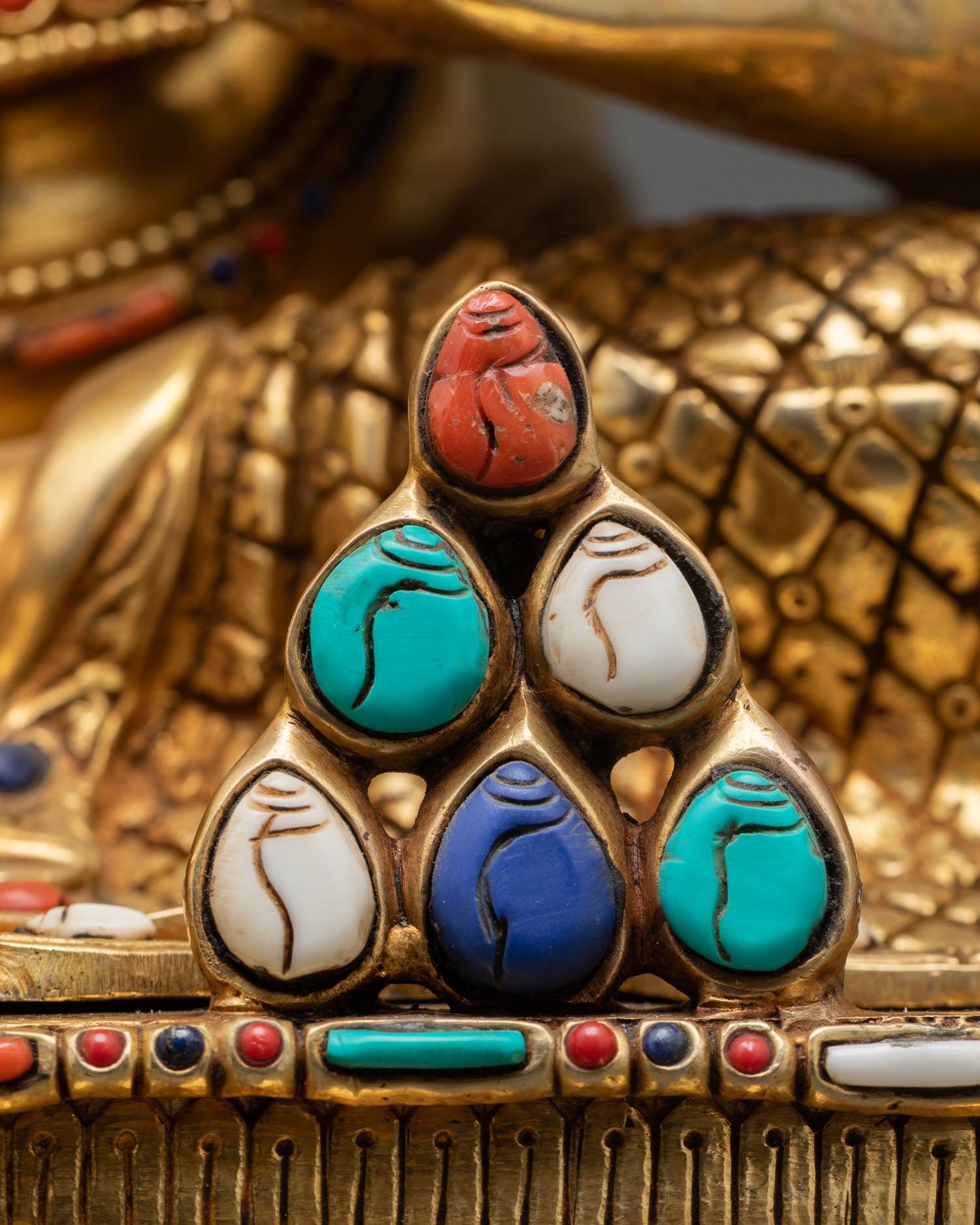 Large Dzambhala Statue | Traditional Buddhist Sacred Artwork