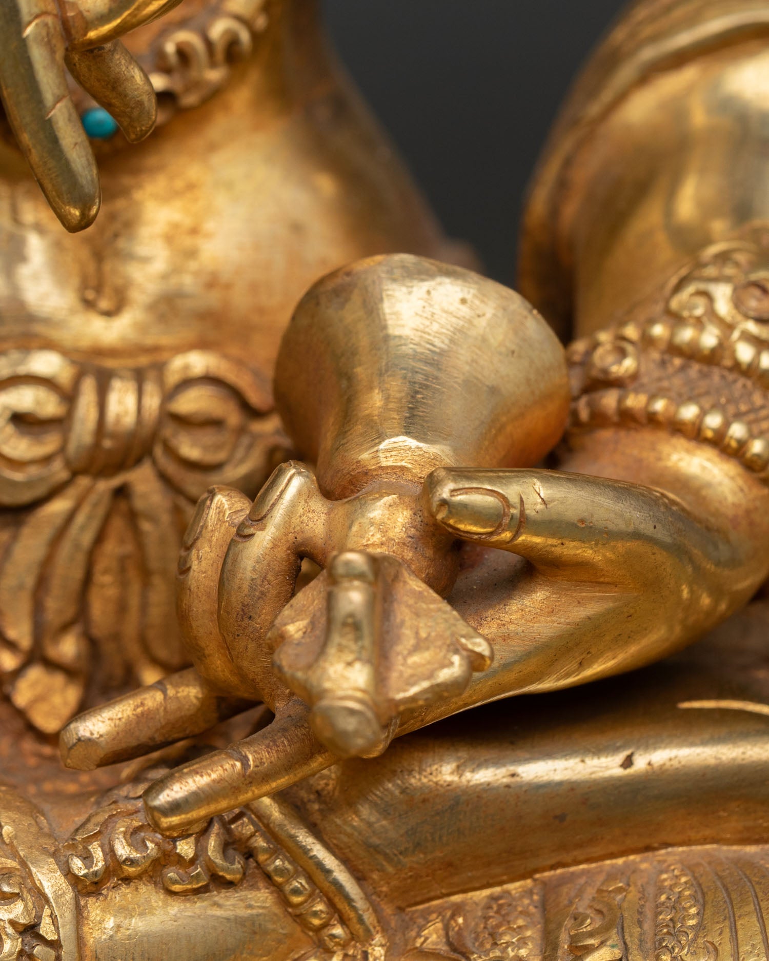 Vajrasattva Statue from Nepal – Authentic Handmade Tibetan Art