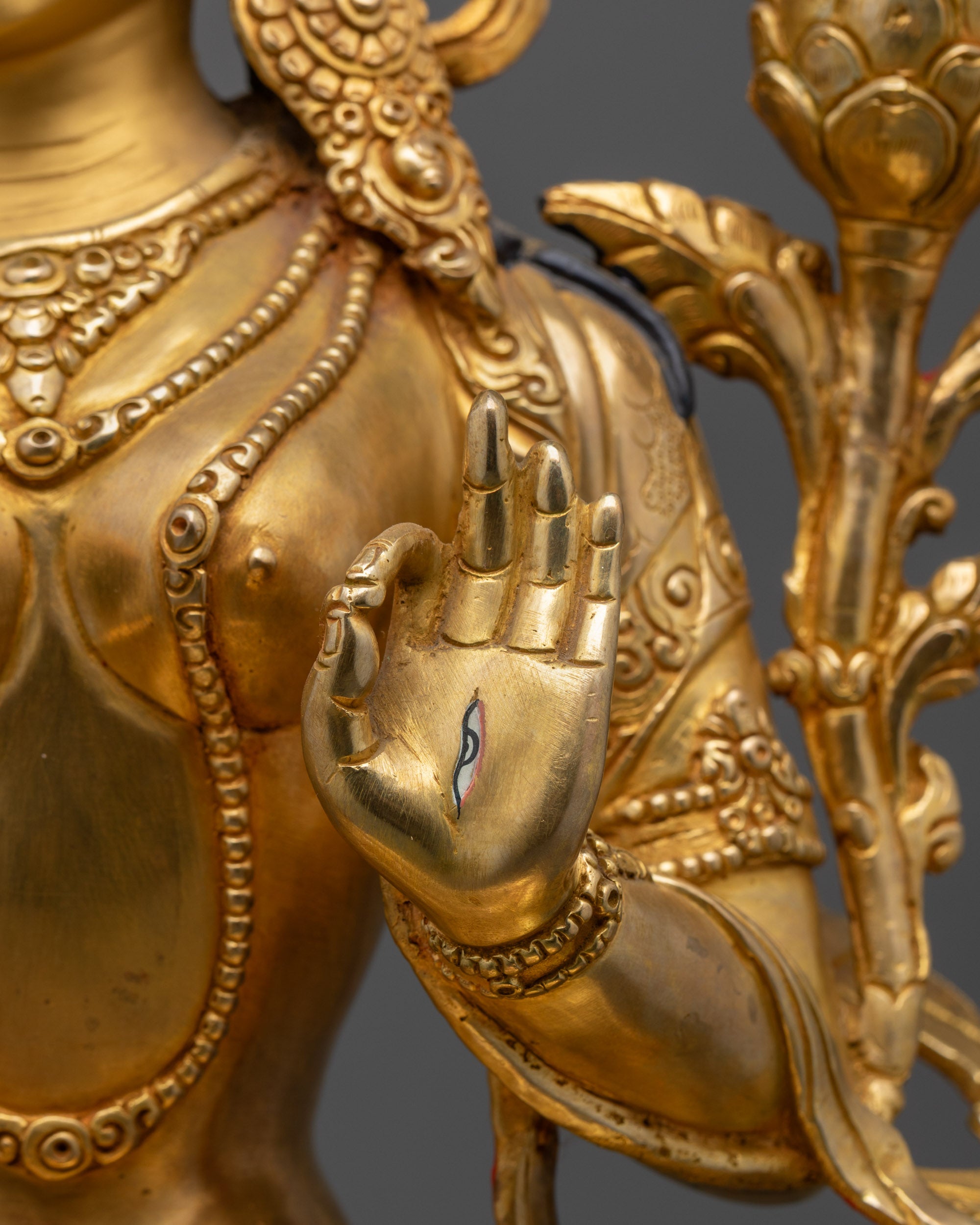 Handcrafted White Tara Statue | Nepalese Goddess of Compassion Idol