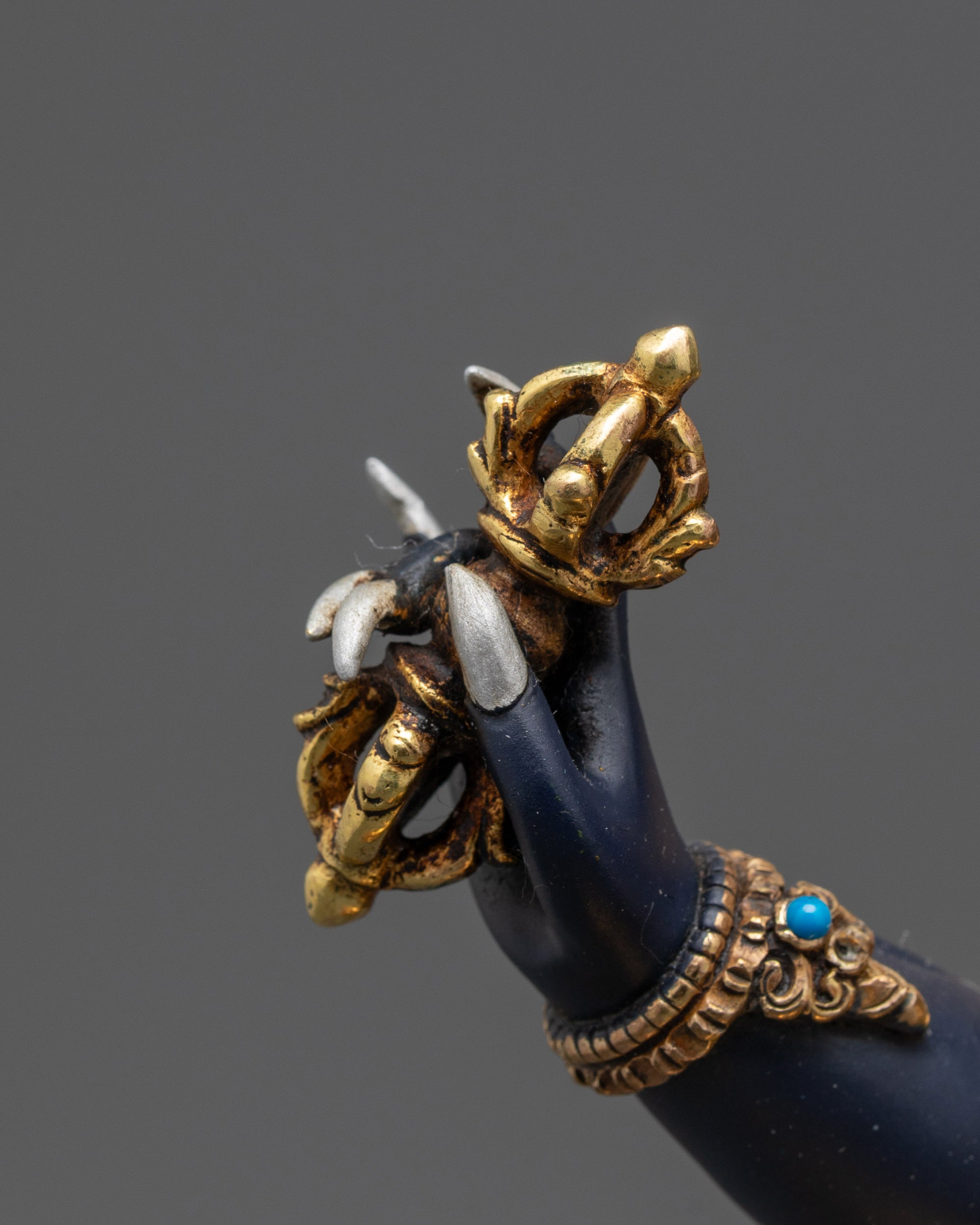 Protector of Dharma Vajrapani Statue | Handmade Guardian Deity Idol