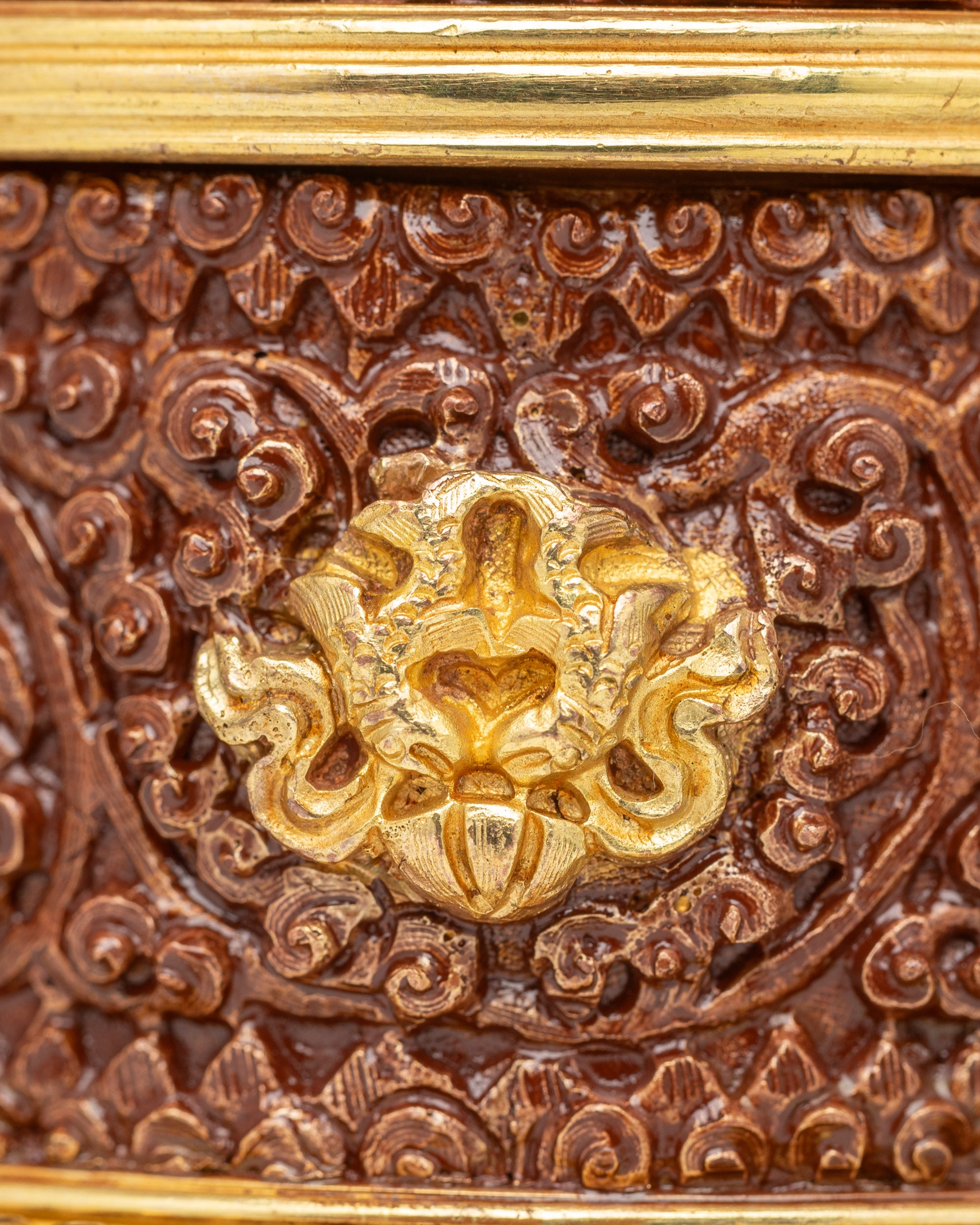 Decorative Tibetan Rice Pot | Handmade Vessel for Sacred Offerings