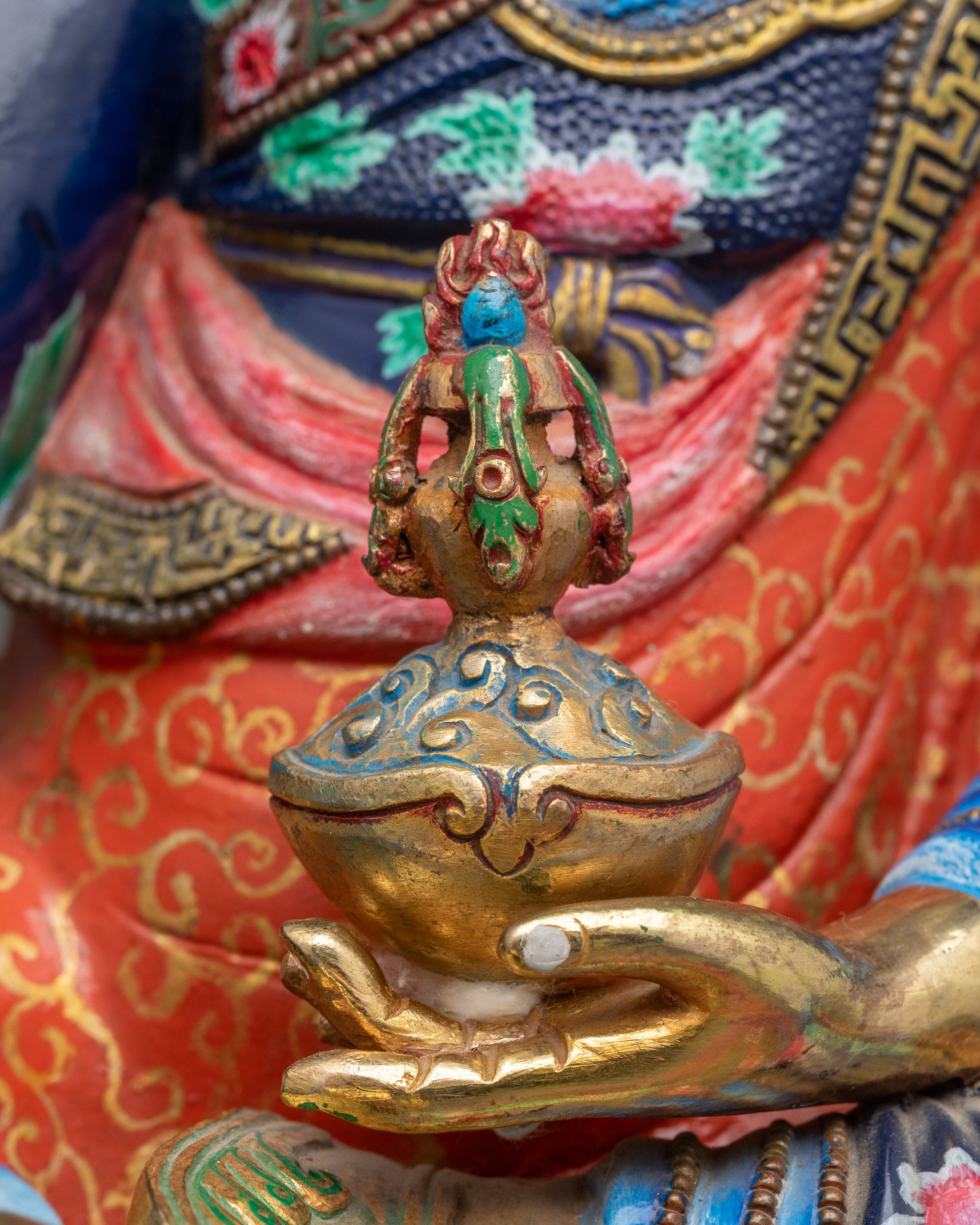 Premium Guru Rinpoche Statue | Sacred Buddhist Decor