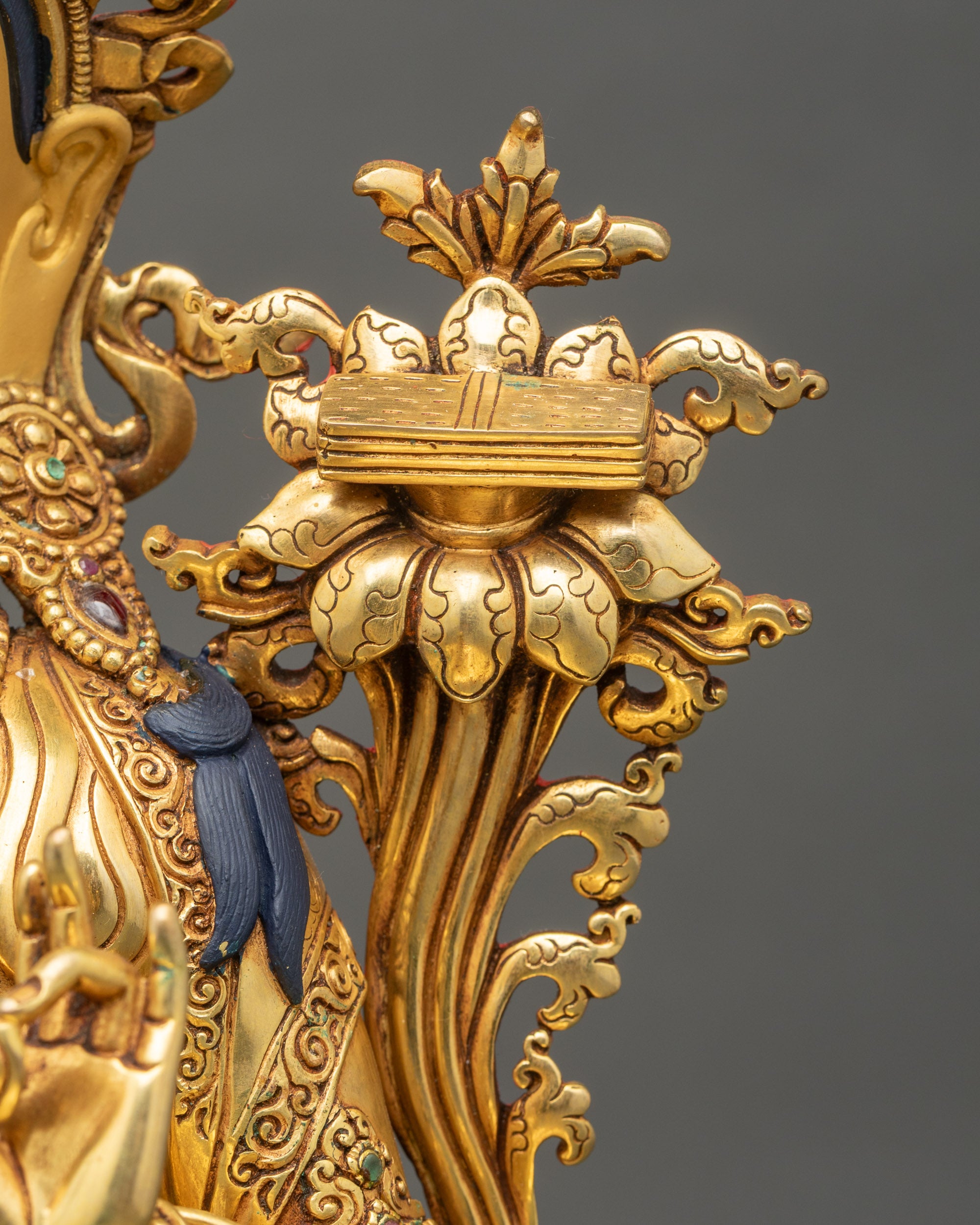 Manjushri statue showing serene Newari craftsmanship