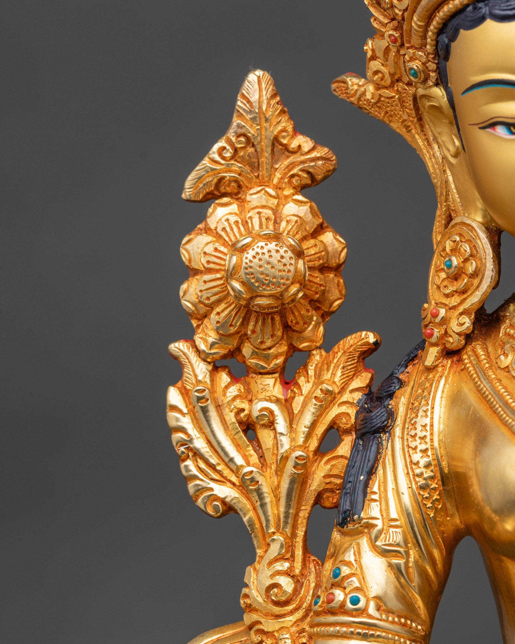 Elegant White Tara Statue - The Goddess of Enlightenment Activity