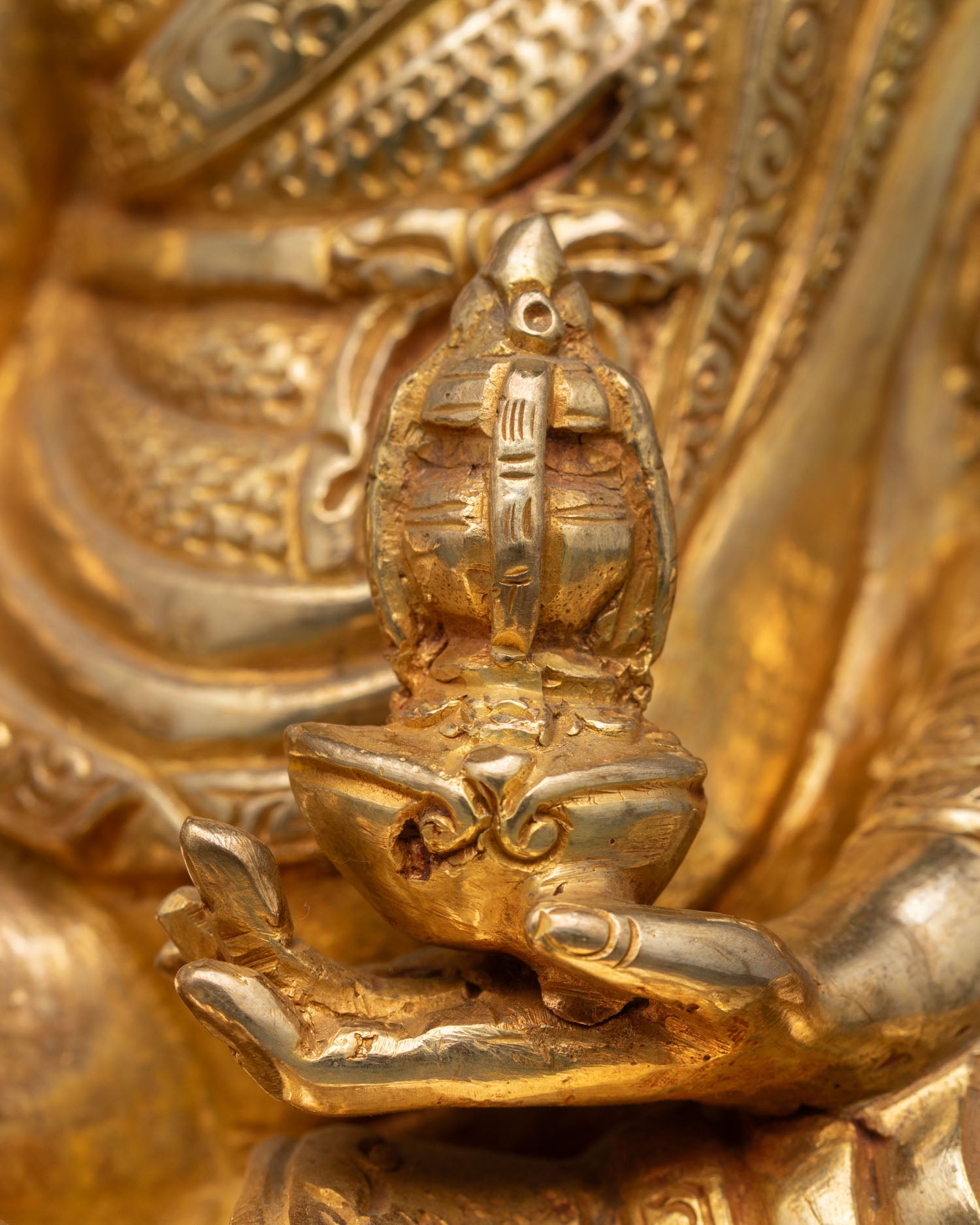 Guru Rinpoche Statue | Handmade Vajrayana Buddhist Art
