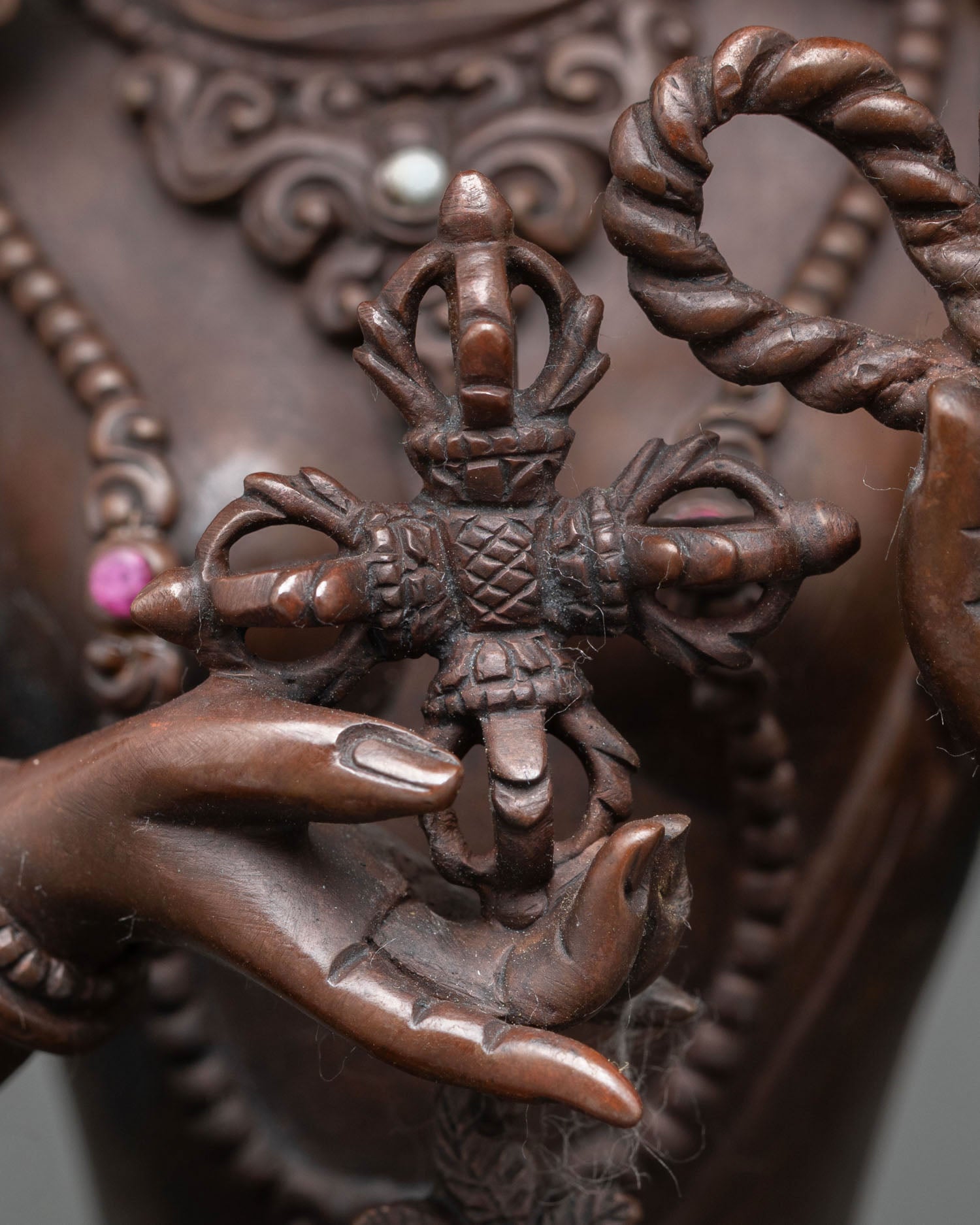 Three Long Life Deities Sculpture – Traditional Himalayan Art Set
