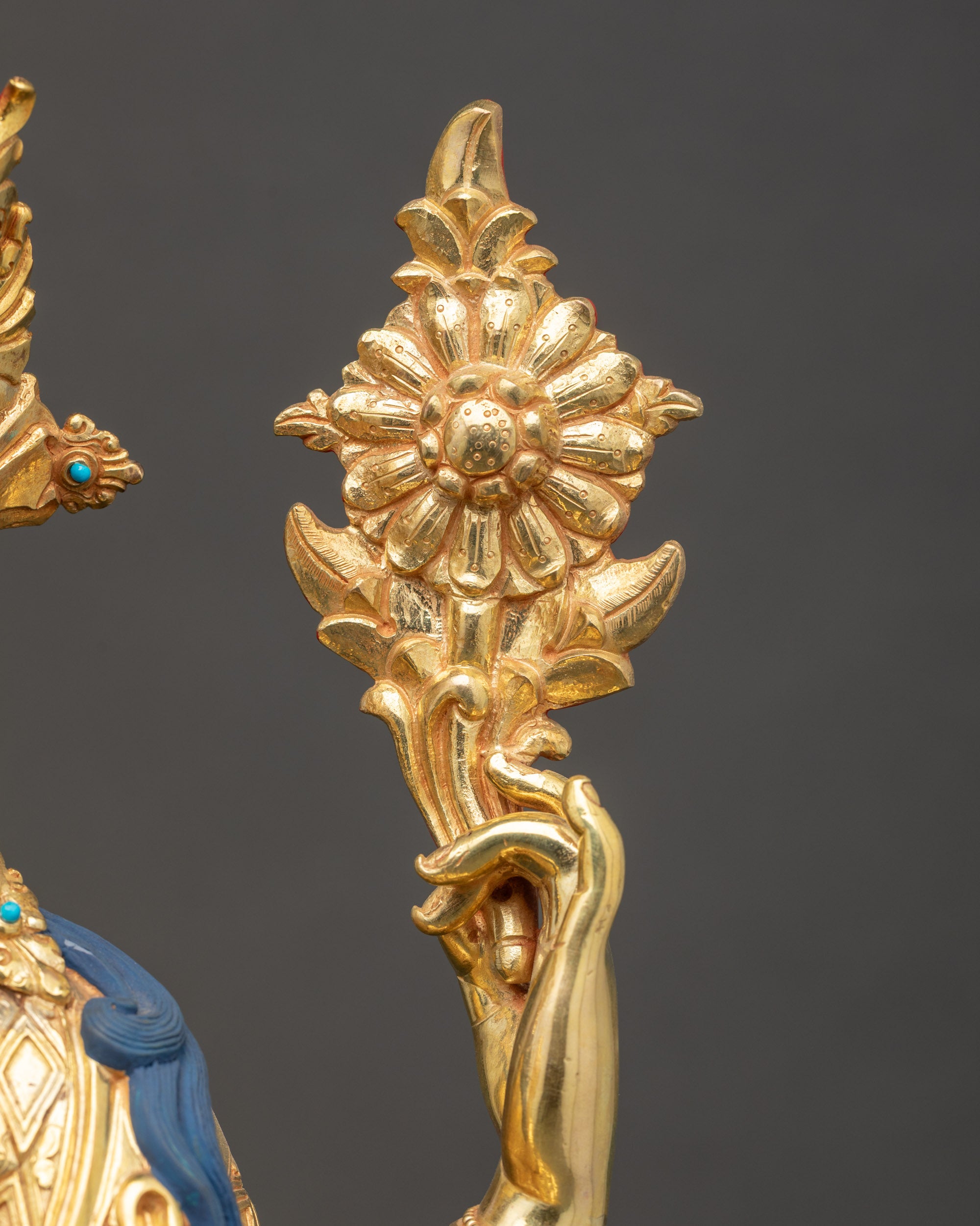 Four-armed Chenrezig Statue | Merciful Bodhisattva Figurine from Nepal