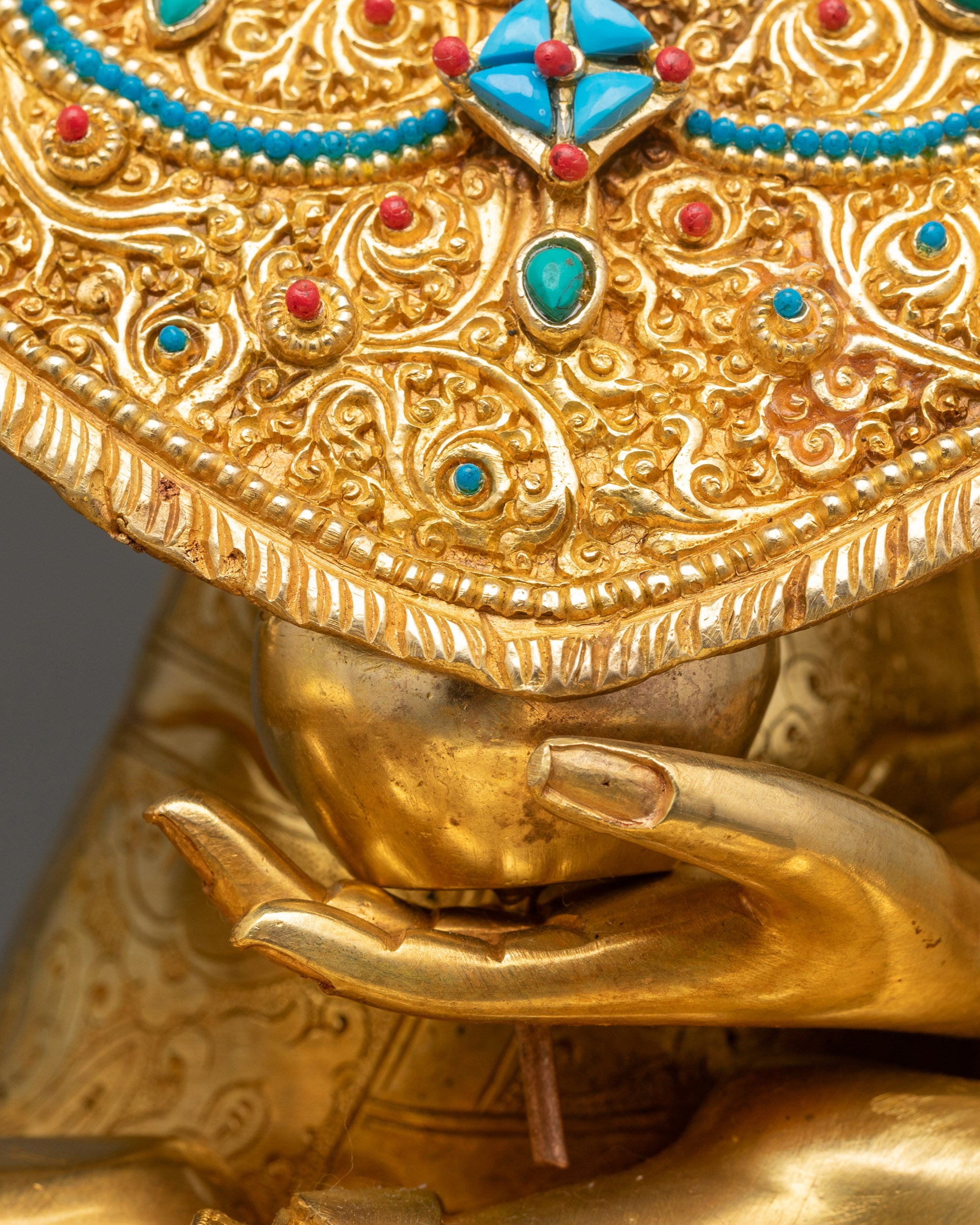 Authentic Jowo Buddha Statue | Nepalese Handcrafted Altar Sculpture