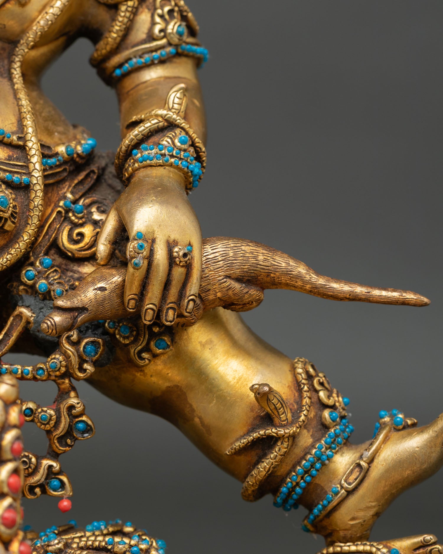 Black Dzambhala Statue