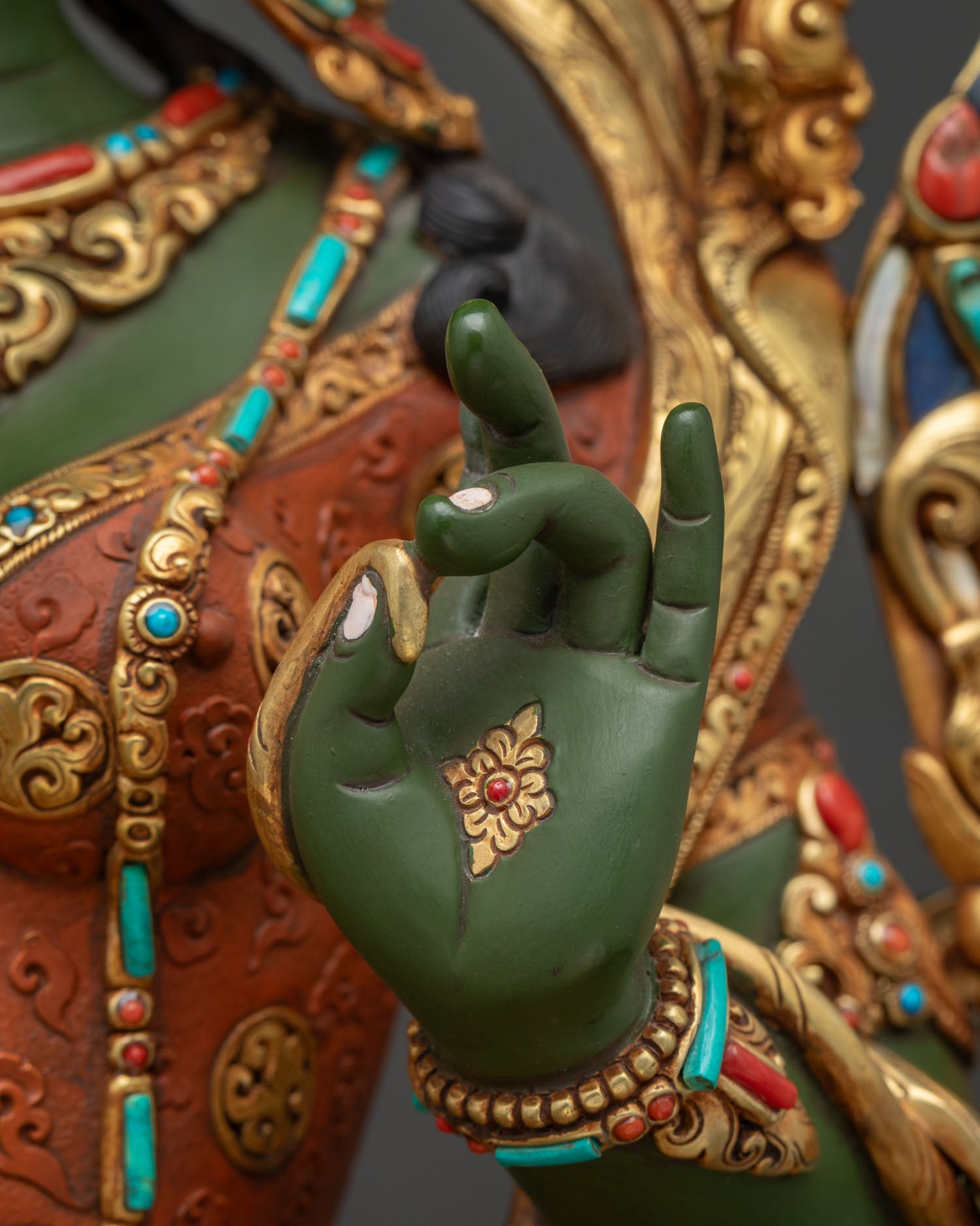 Green Tara Statue | Buddhist Goddess of Swift Liberation & Healing