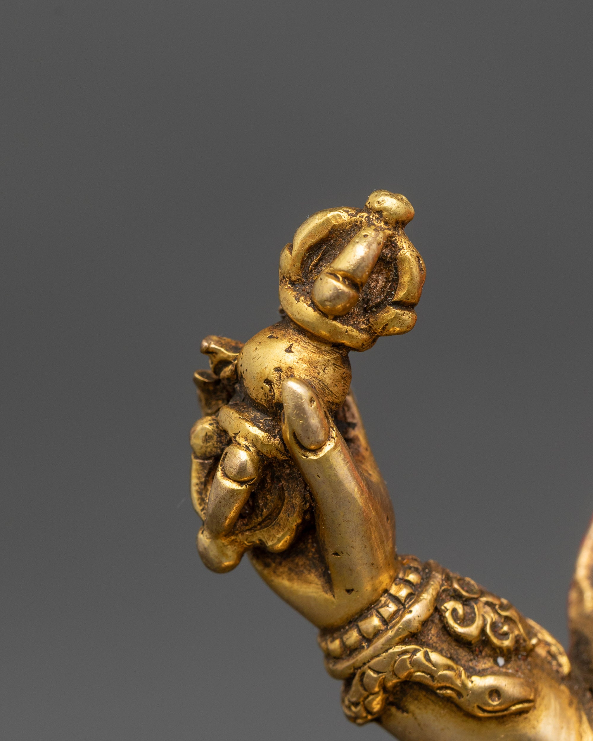 Holder of the Thunderbolt Vajrapani Statue | Buddhist Altar Sculpture