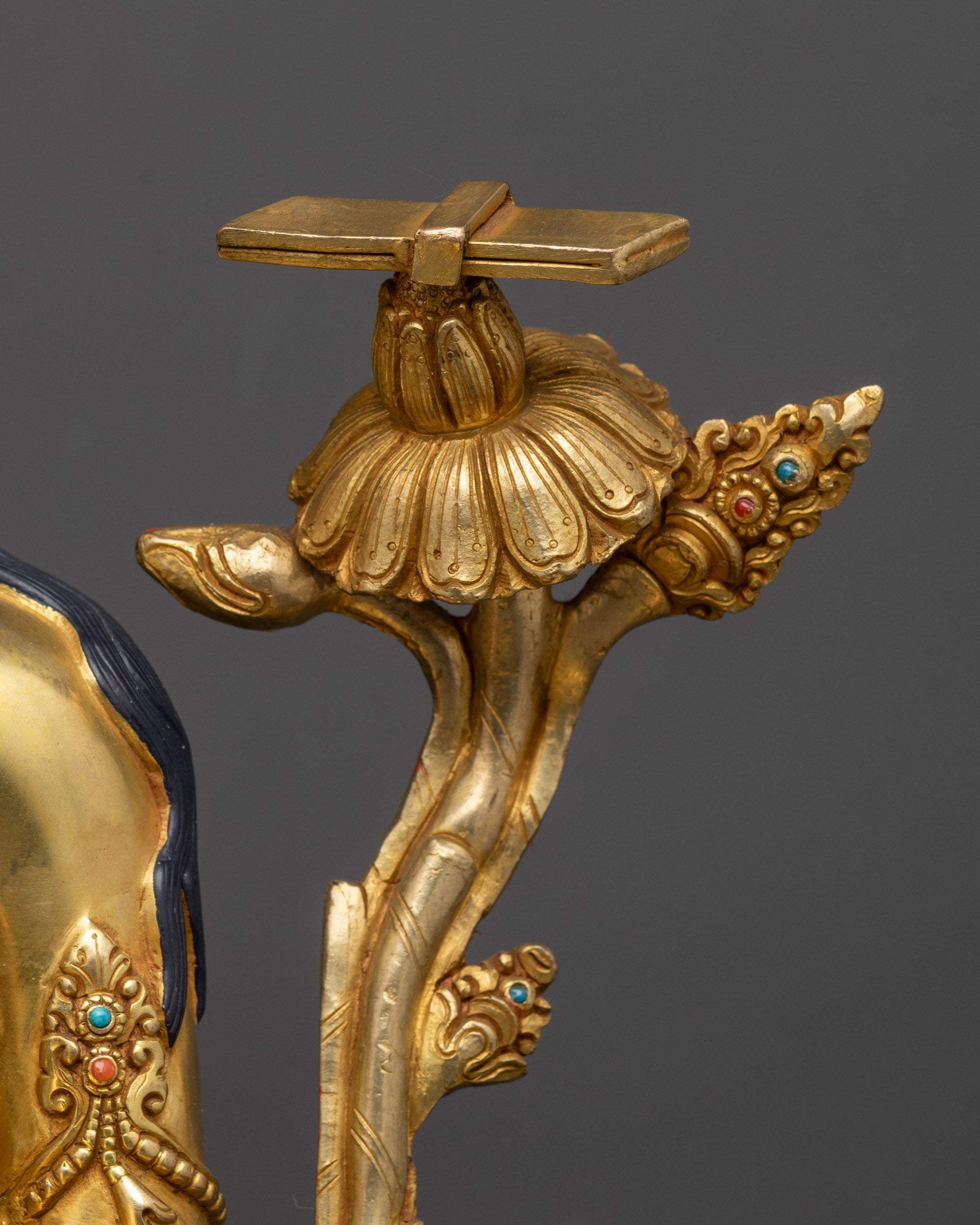 Illuminate Wisdom with Handcrafted Manjushri Statue | Nepalese Artwork